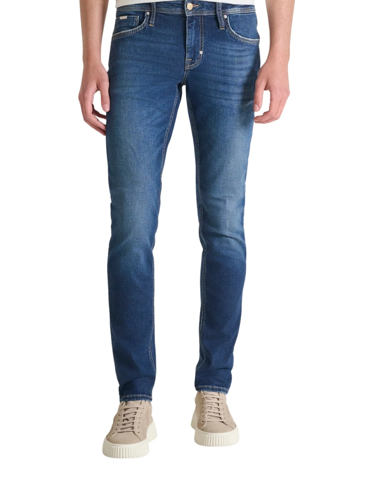 Jeans Antony Morato uomo modello Ozzy tapered fit denim medio