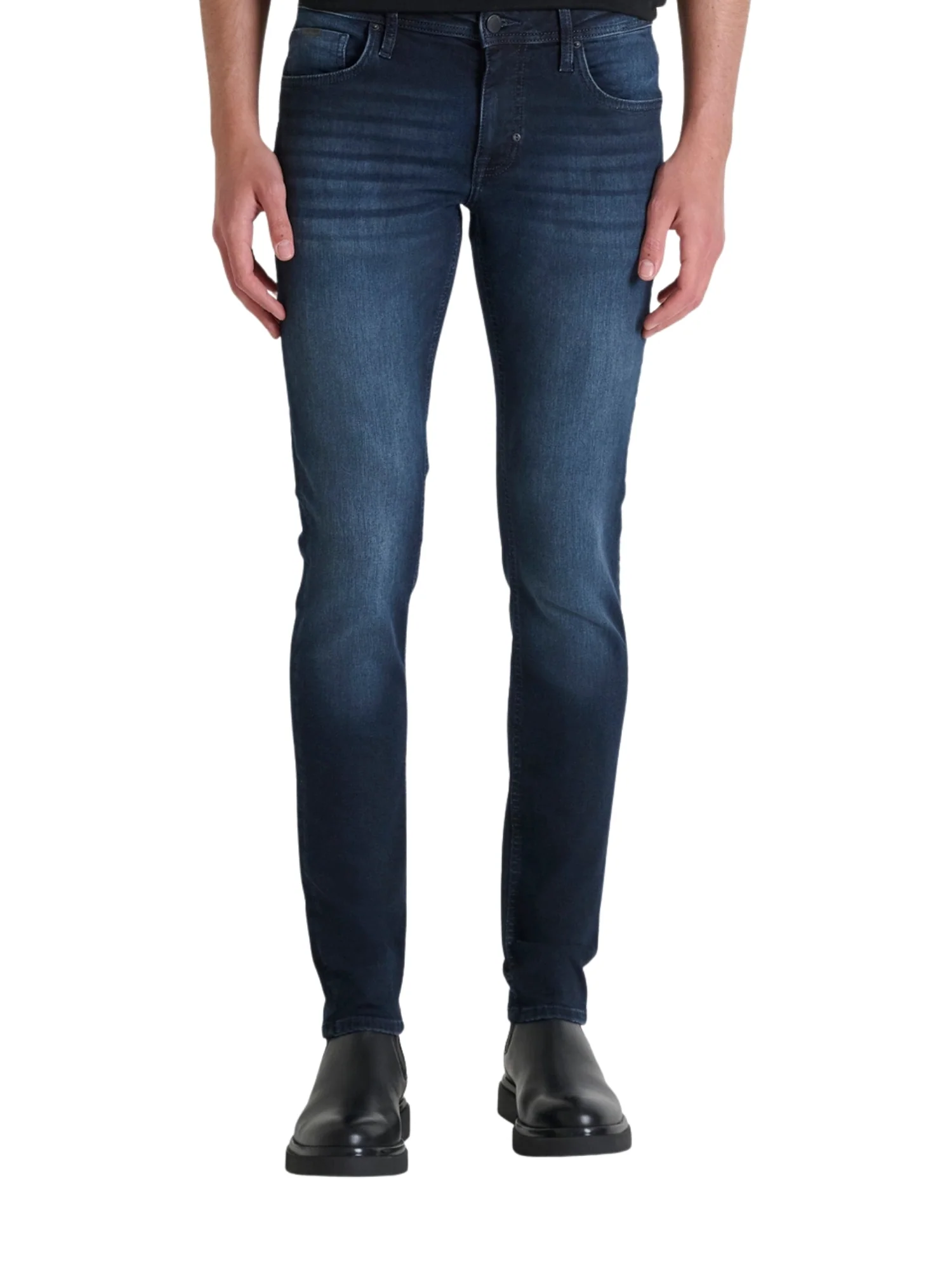 Jeans Antony Morato uomo modello Ozzy tapered fit denim scuro