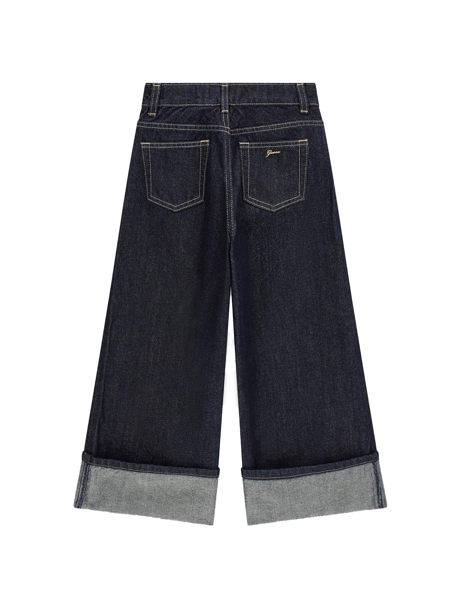 Jeans Guess Ragazza a palazzo lurex denim scuro - Image 2