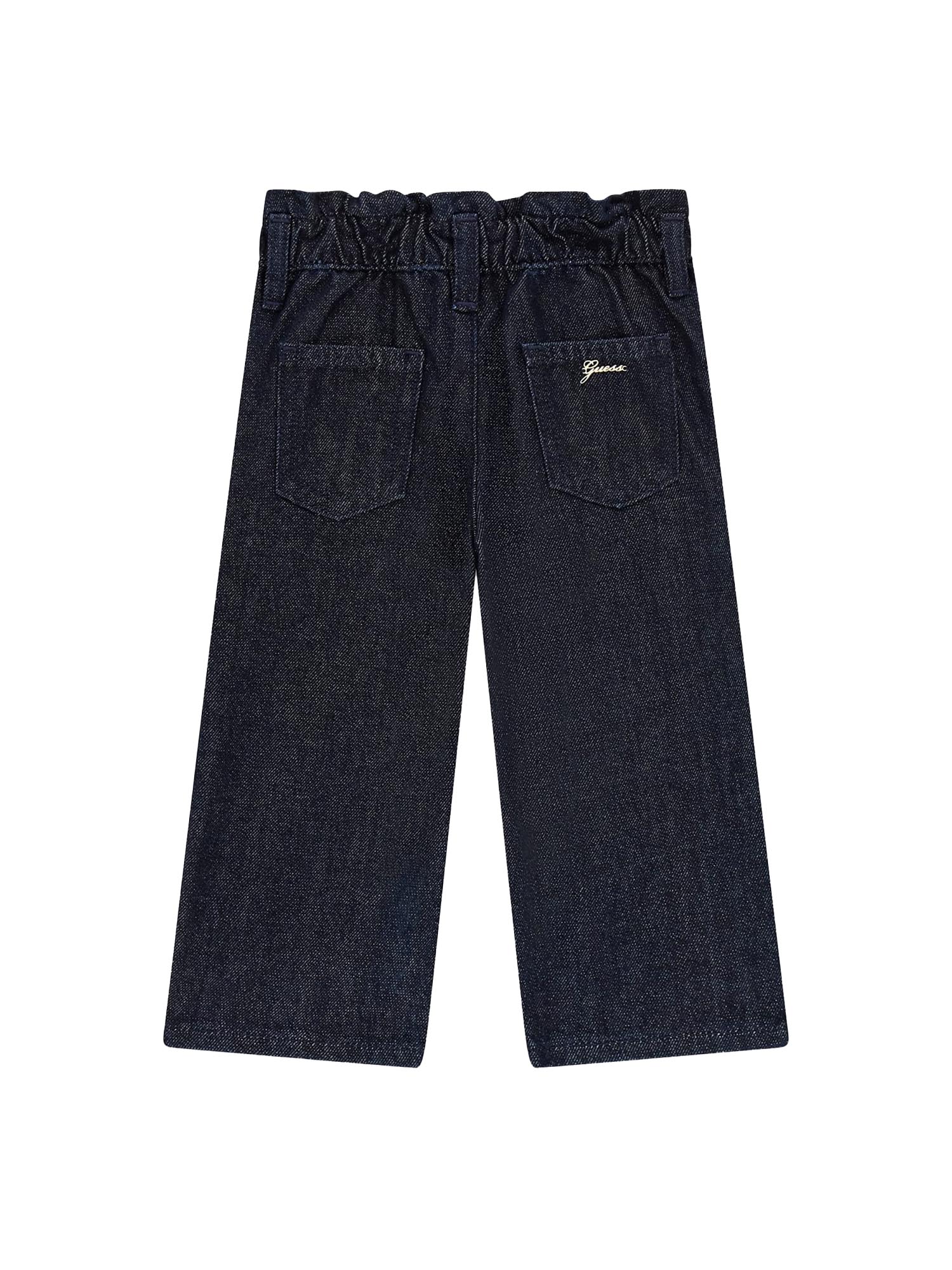 Jeans Guess Bambina a palazzo lurex in denim scuro - Image 2