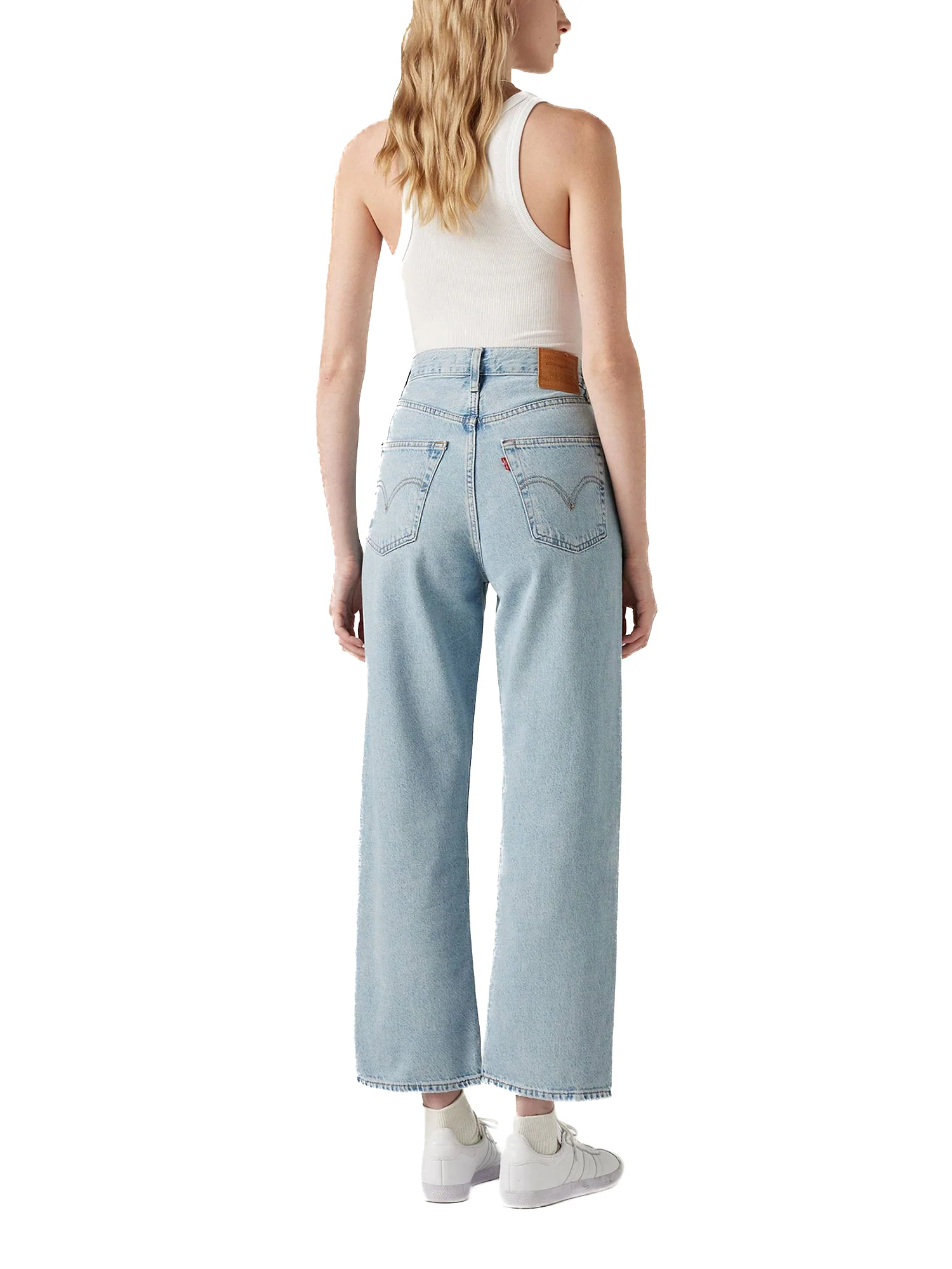 Jeans Ribcage Straight alla caviglia stonewhash - Image 3