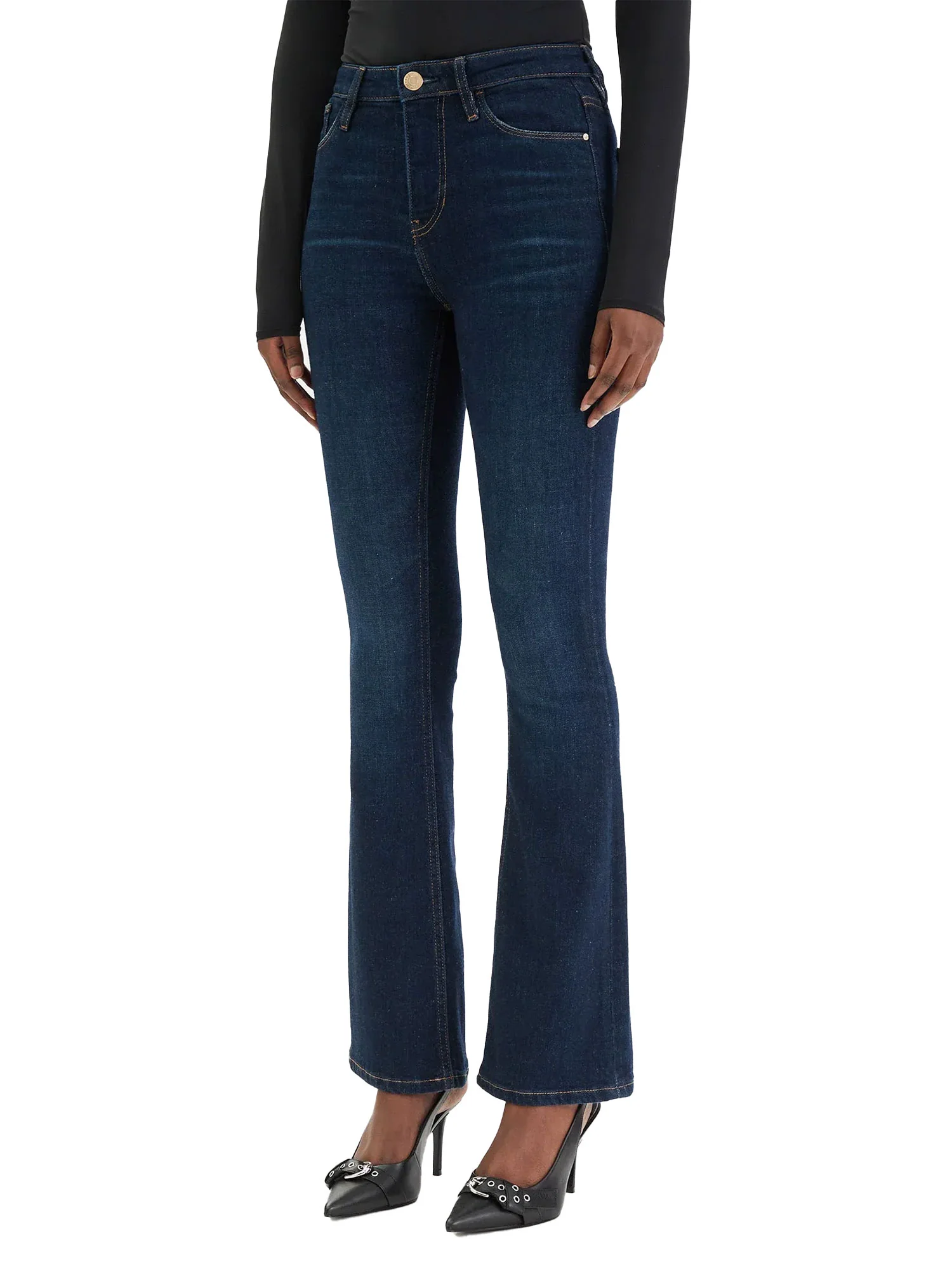 Jeans Guess Donna sexy flare denim scuro