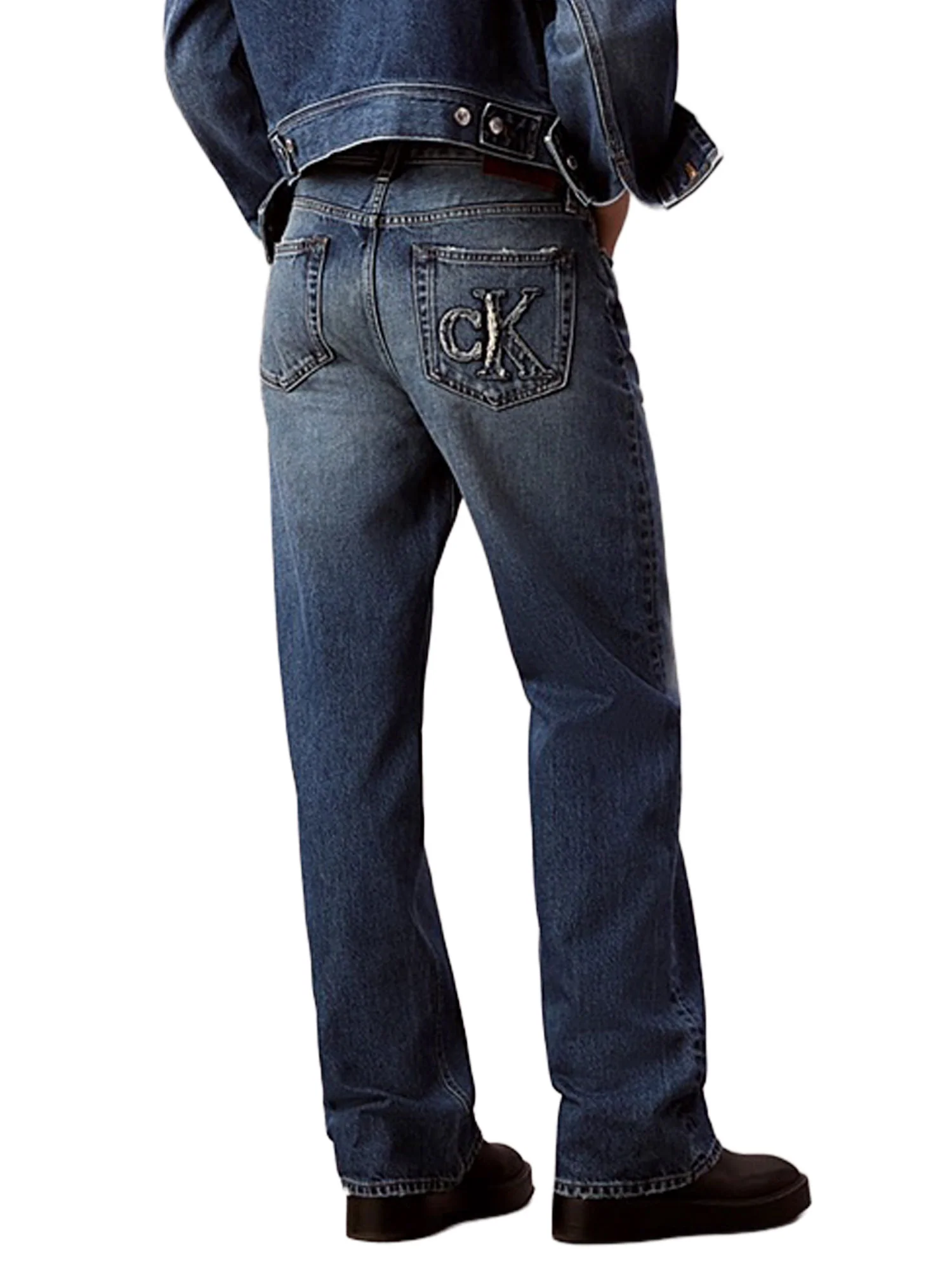 Jeans Calvin Klein modello 90s straight
 Denim medio - Image 3