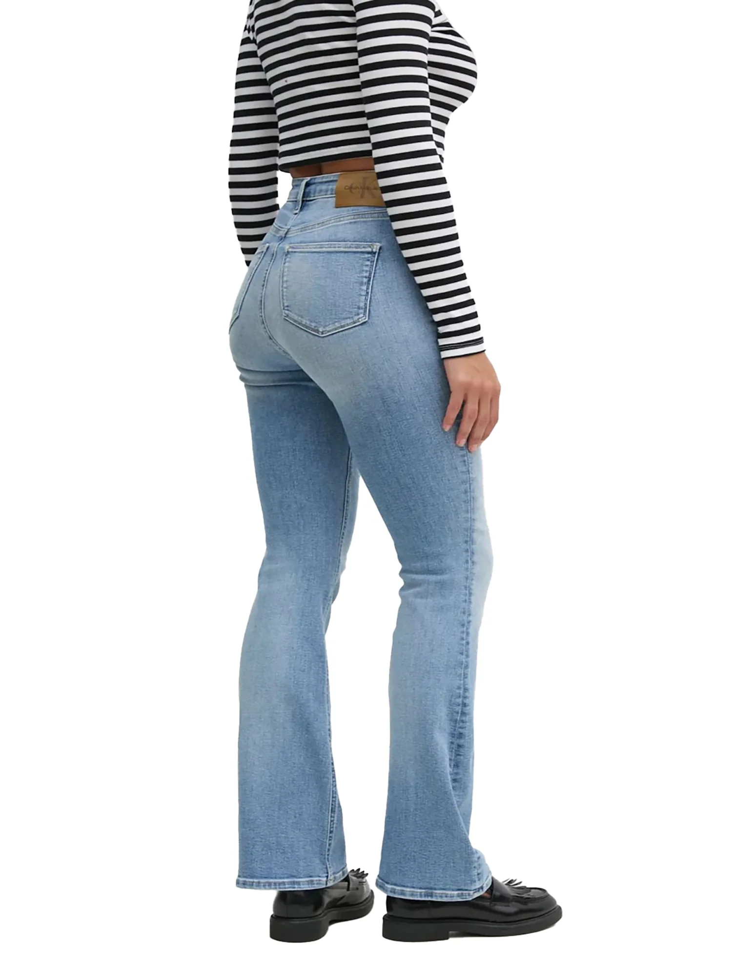 Jeans skinny a vita alta denim chiaro - Image 2