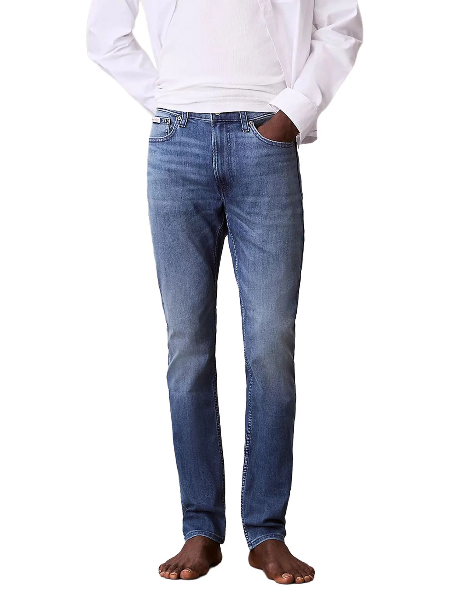 Jeans Calvin Klein Jeans Uomo skinny stretch 
 Denim medio