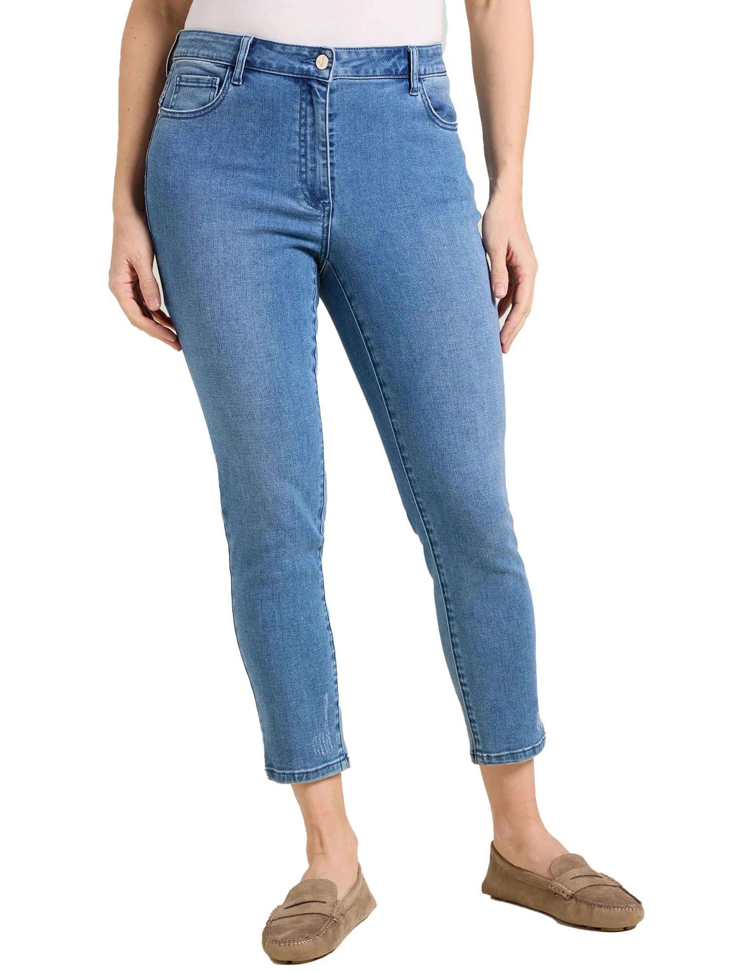 Jeans Luisa Viola Donna skinny stretch Denim medio
