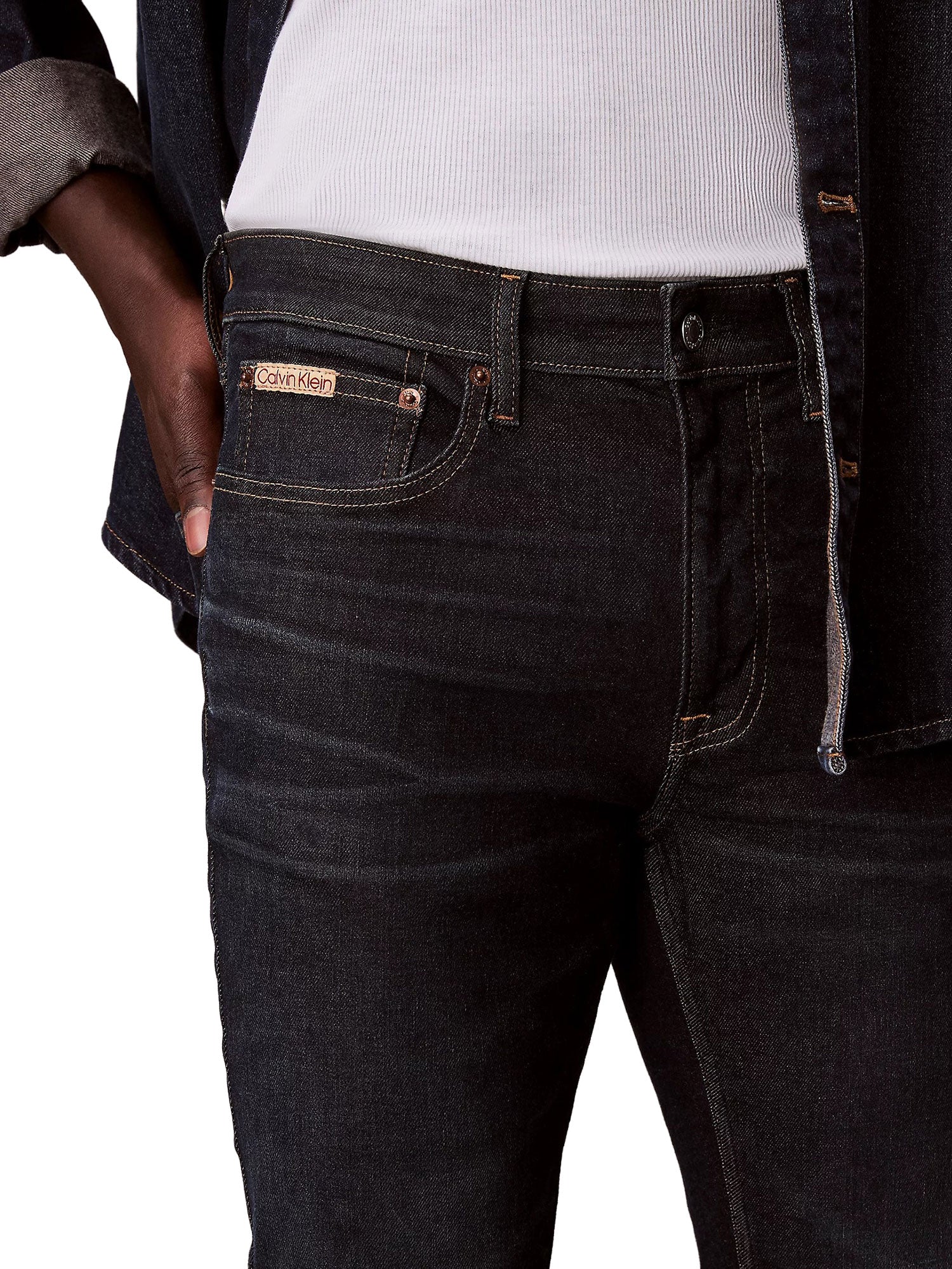 Jeans Calvin Klein Jeans Uomo stretch 
 Denim Rinsed - Image 3