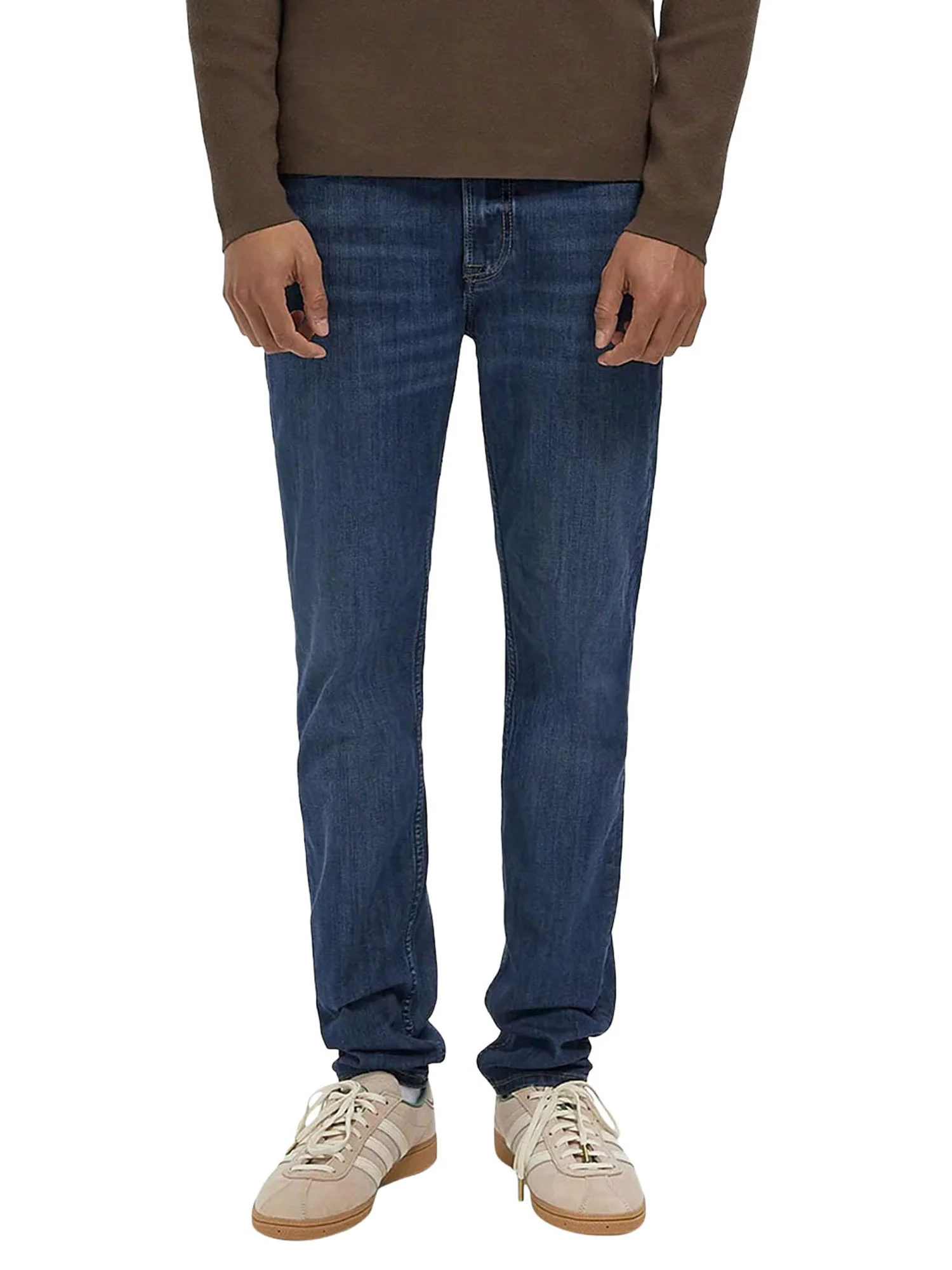 Jeans Calvin Klein Jeans Uomo slim taper 
 Denim scuro