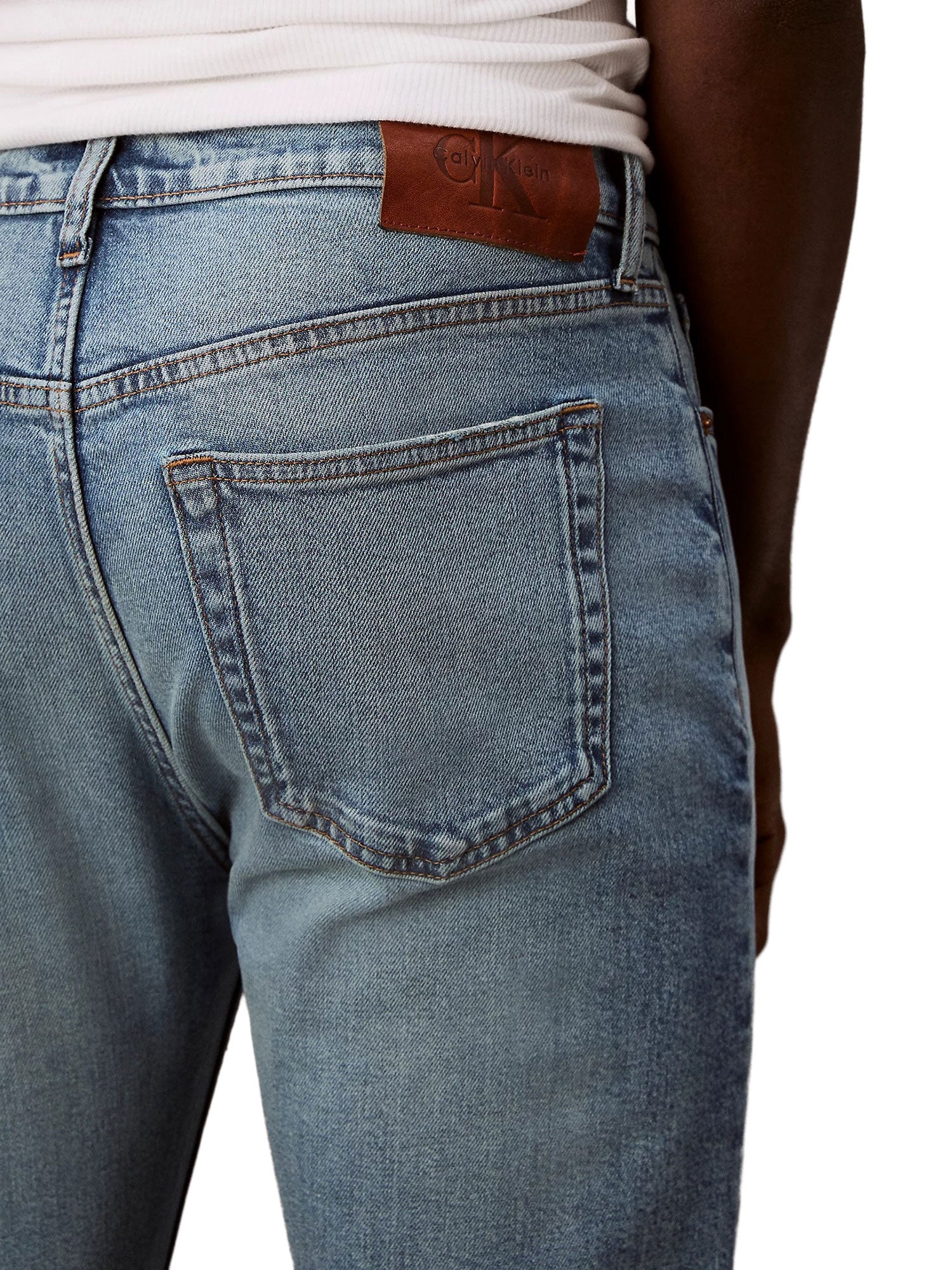 Jeans Calvin Klein Jeans Uomo slim taper 
 Denim washed - Image 3