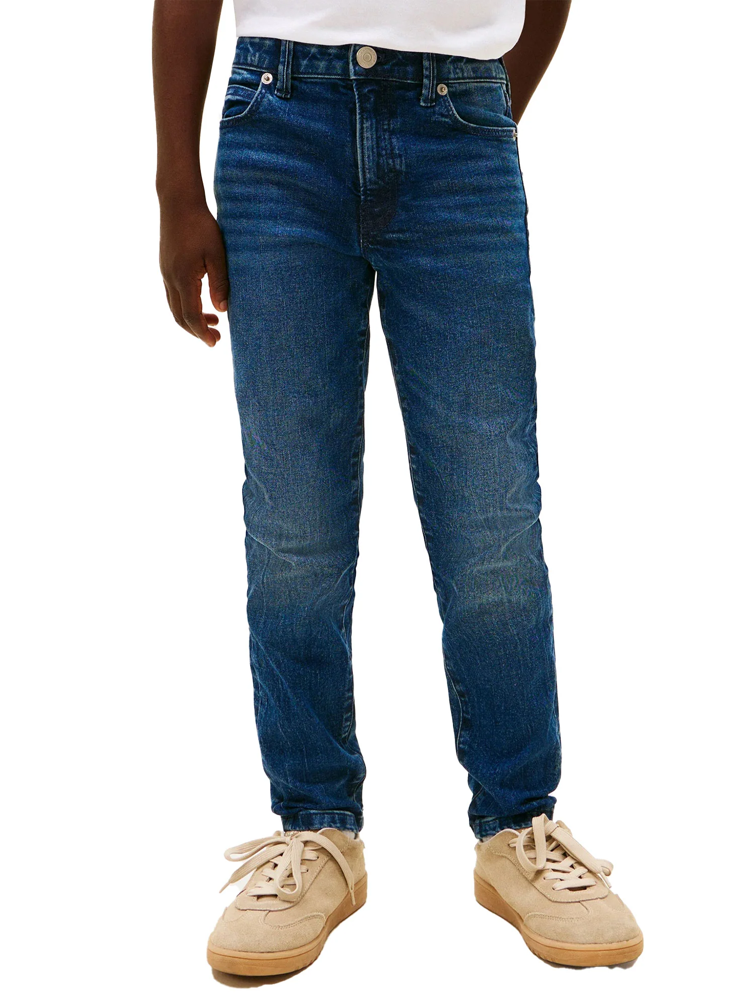 Jeans Tommy Hilfigher Bambino straight denim scuro - Image 2