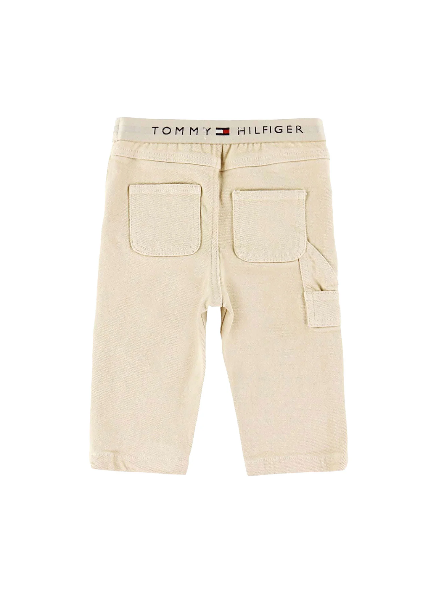 Jeans Tommy Hilfigher Neonato stretch denim color beige - Image 2
