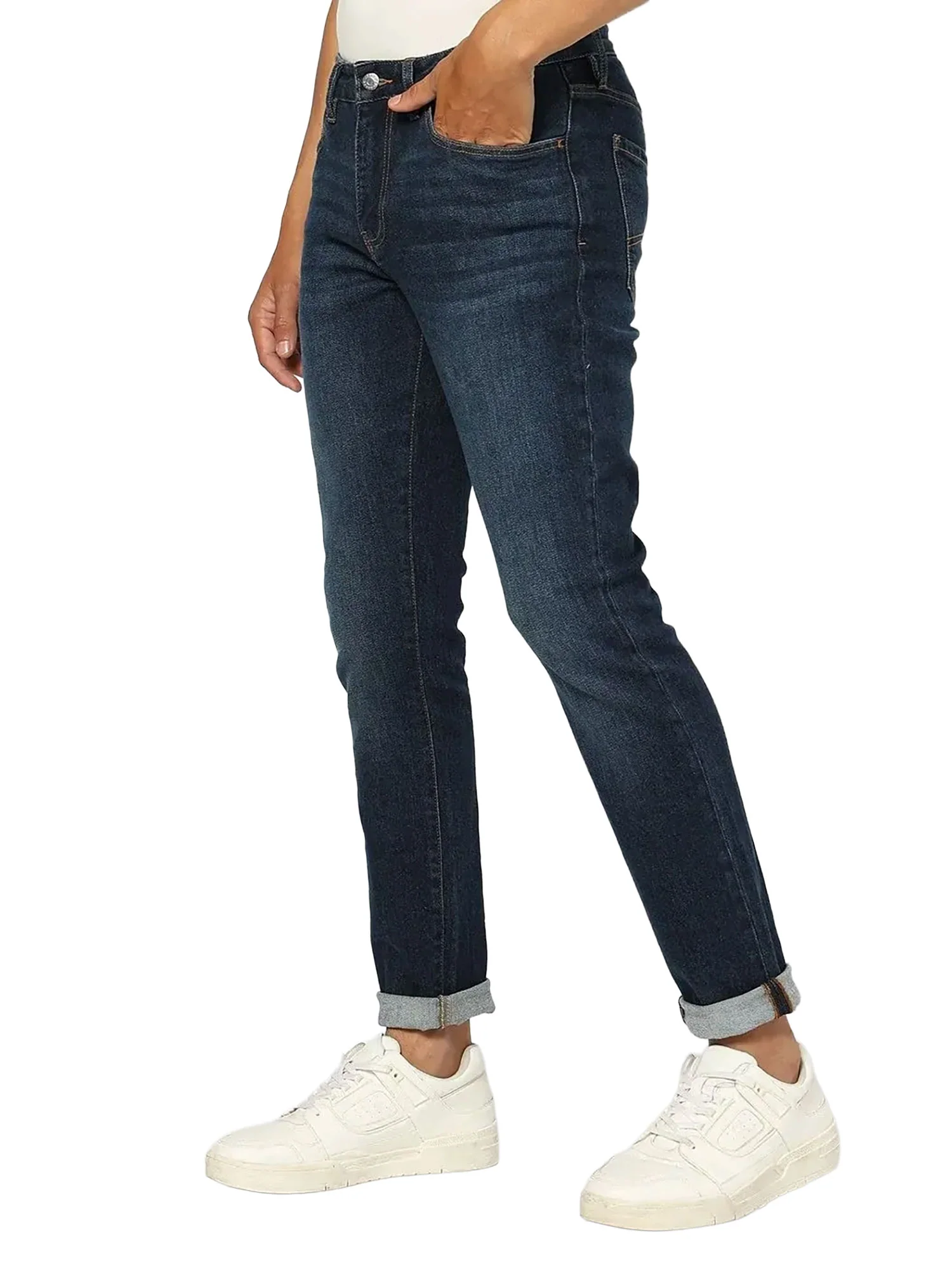 Jeans Armani Exchange Uomo stretch denim scuro - Image 4