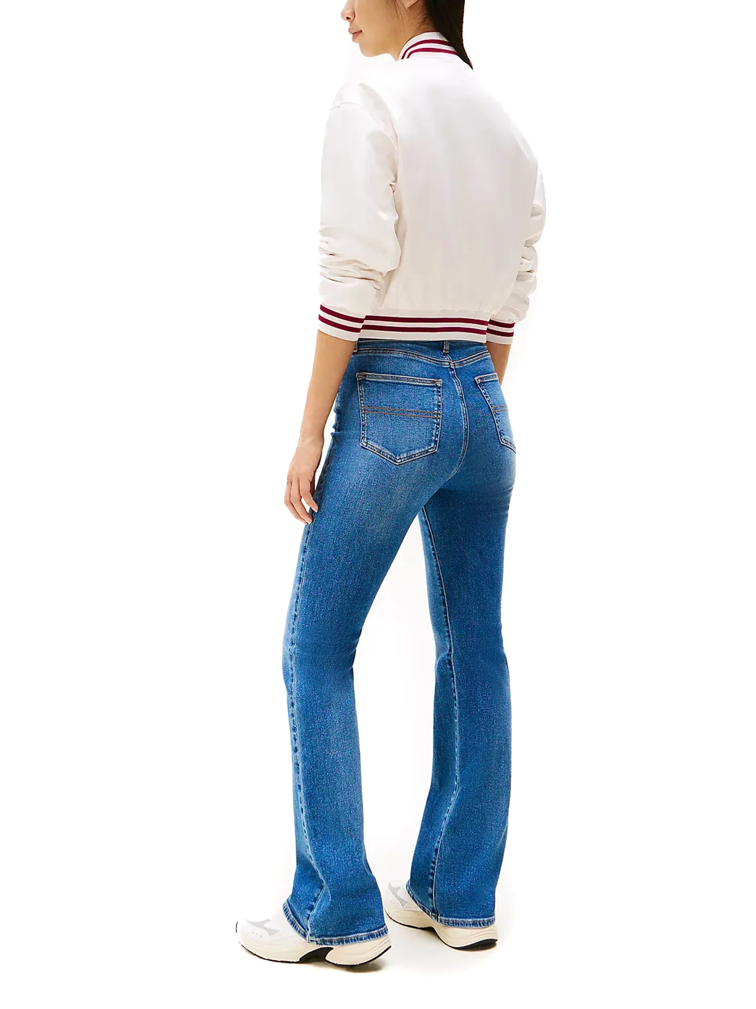 Jeans Sylvia a zampa denim medio - Image 2