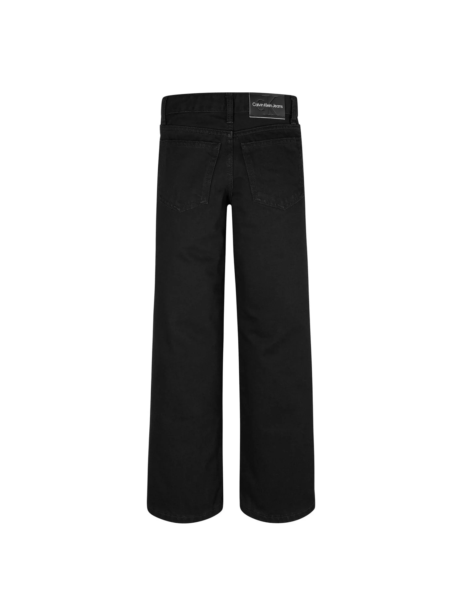 Jeans teen wide leg black denim - Image 2