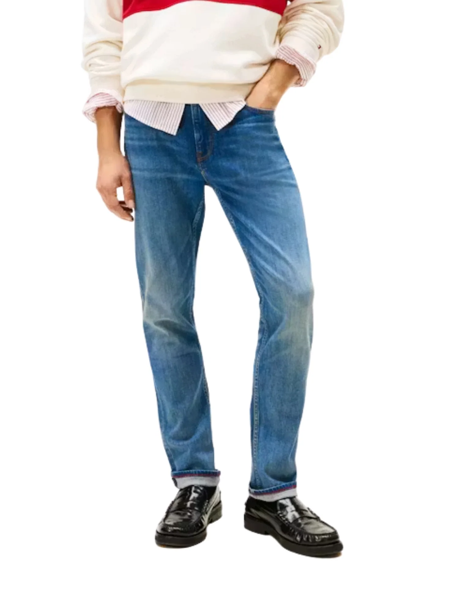 Jeans Tommy Hilfiger modello wcc bleecker denim medio