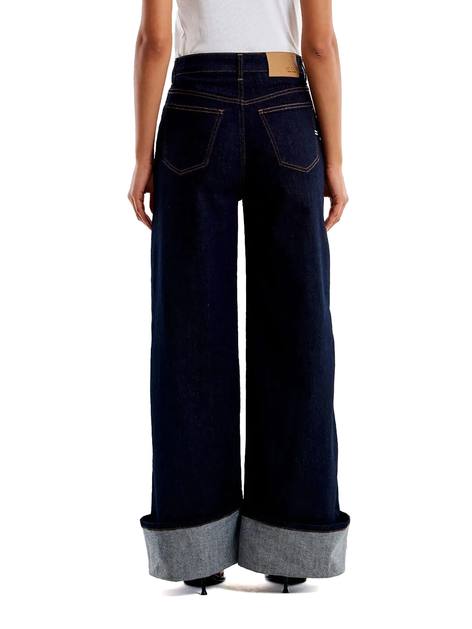 Jeans wide fit denim scuro - Image 2