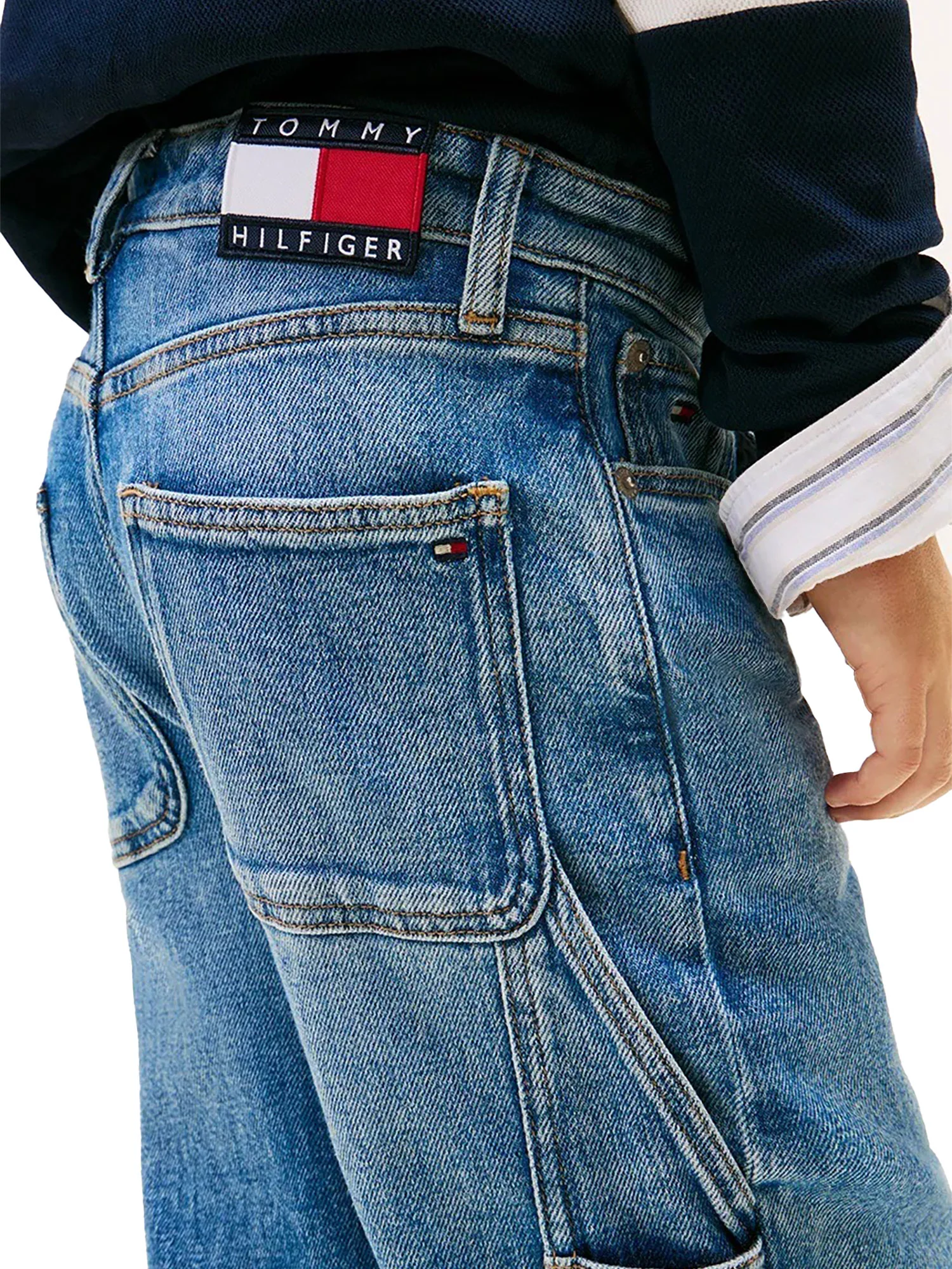 Jeans Tommy Hilfigher Bambino worker heritage flag denim vintage - Image 4