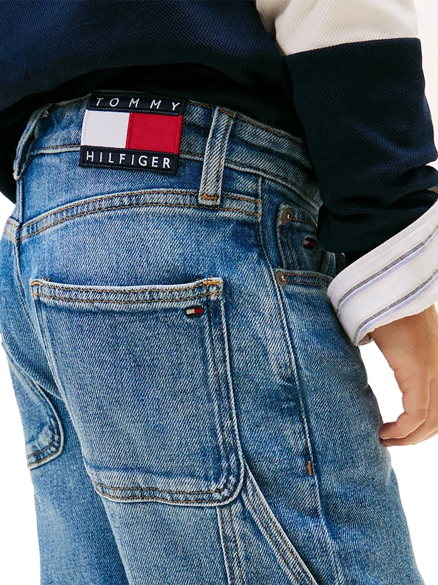 Jeans Tommy Hilfigher Ragazzo worker heritage flag denim vintage - Image 4