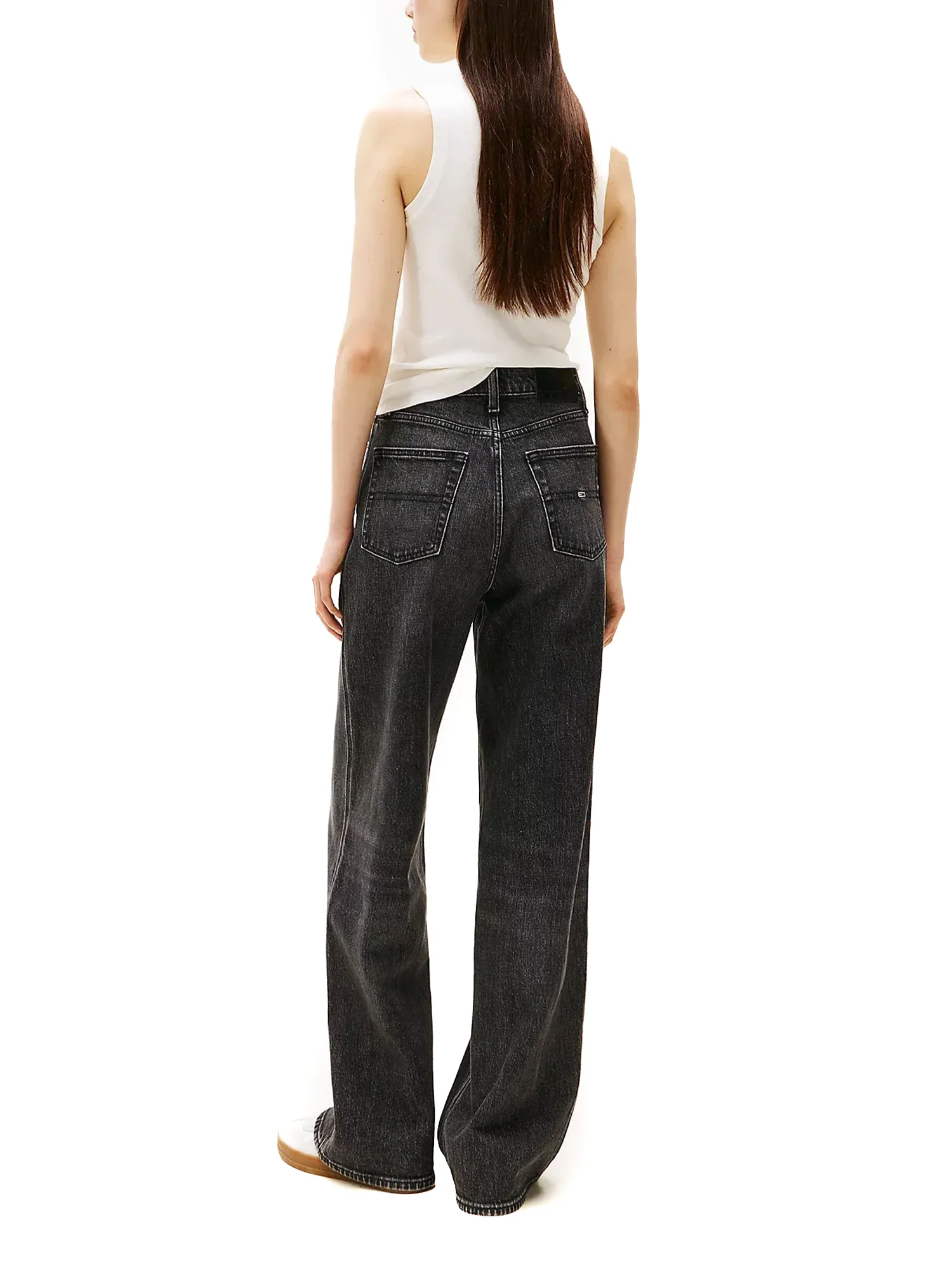 jeans Claire a zampa denim black - Image 2