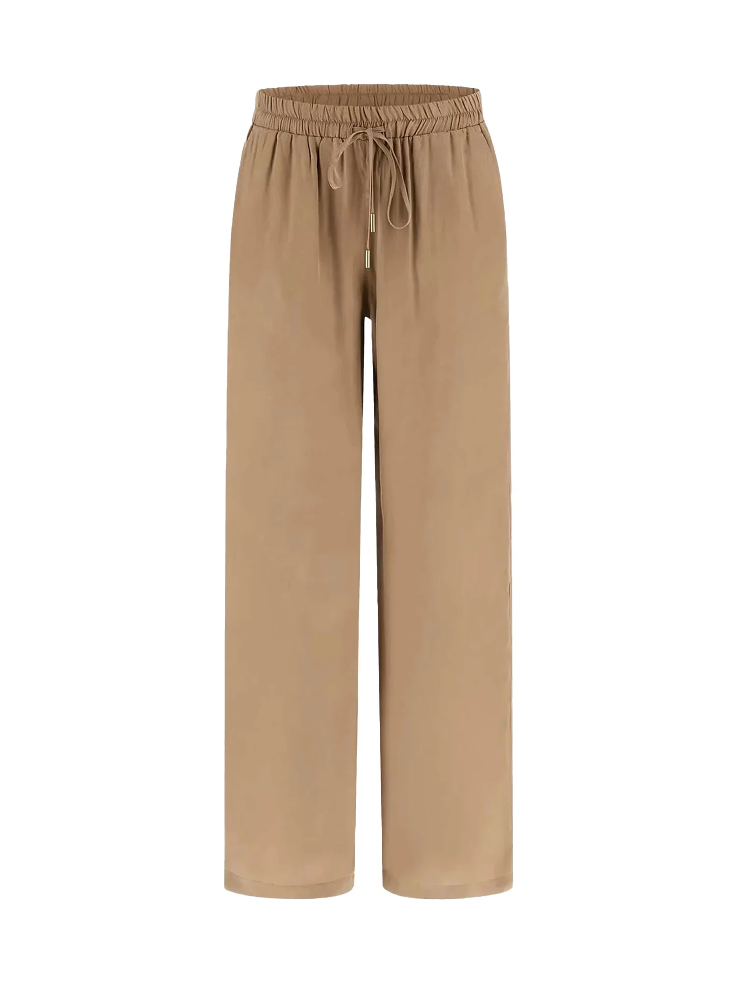 Pantalone jogger Guess Donna fluid dalia sabbia - Image 4