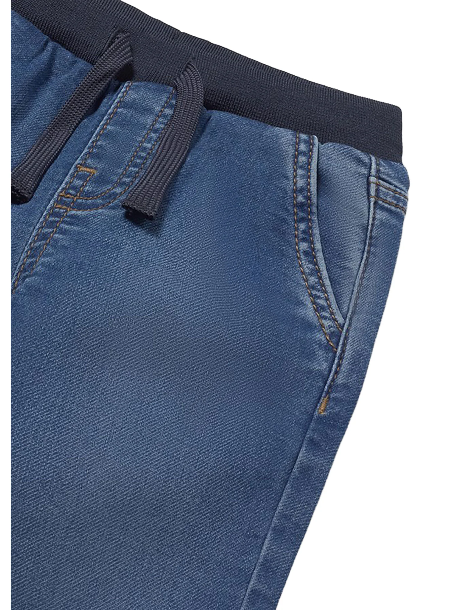 Jogging Mayoral Bambino in jeans con coulisse denim medio - Image 3