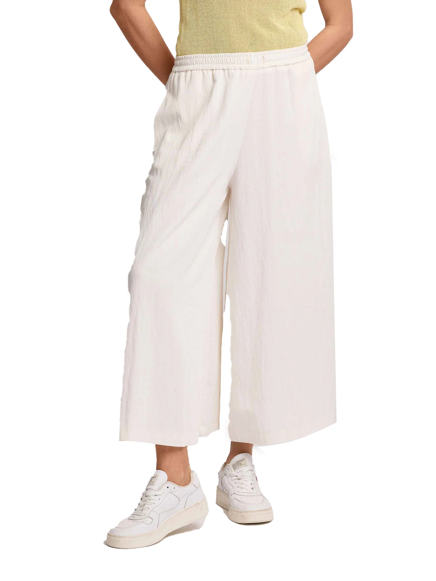 Pantalone Jogging Kocca Donna a palazzo panna