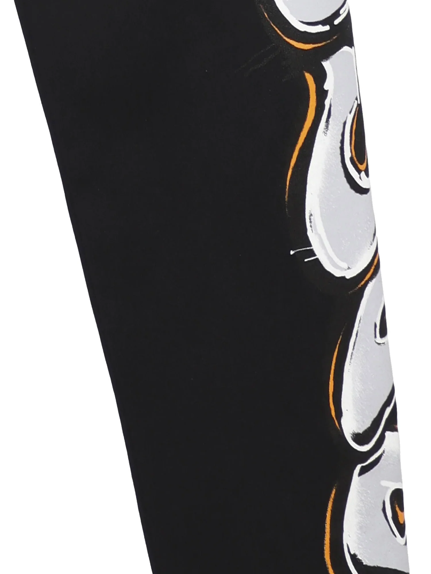 Pantalone jogging maxi stampa nero - Image 4