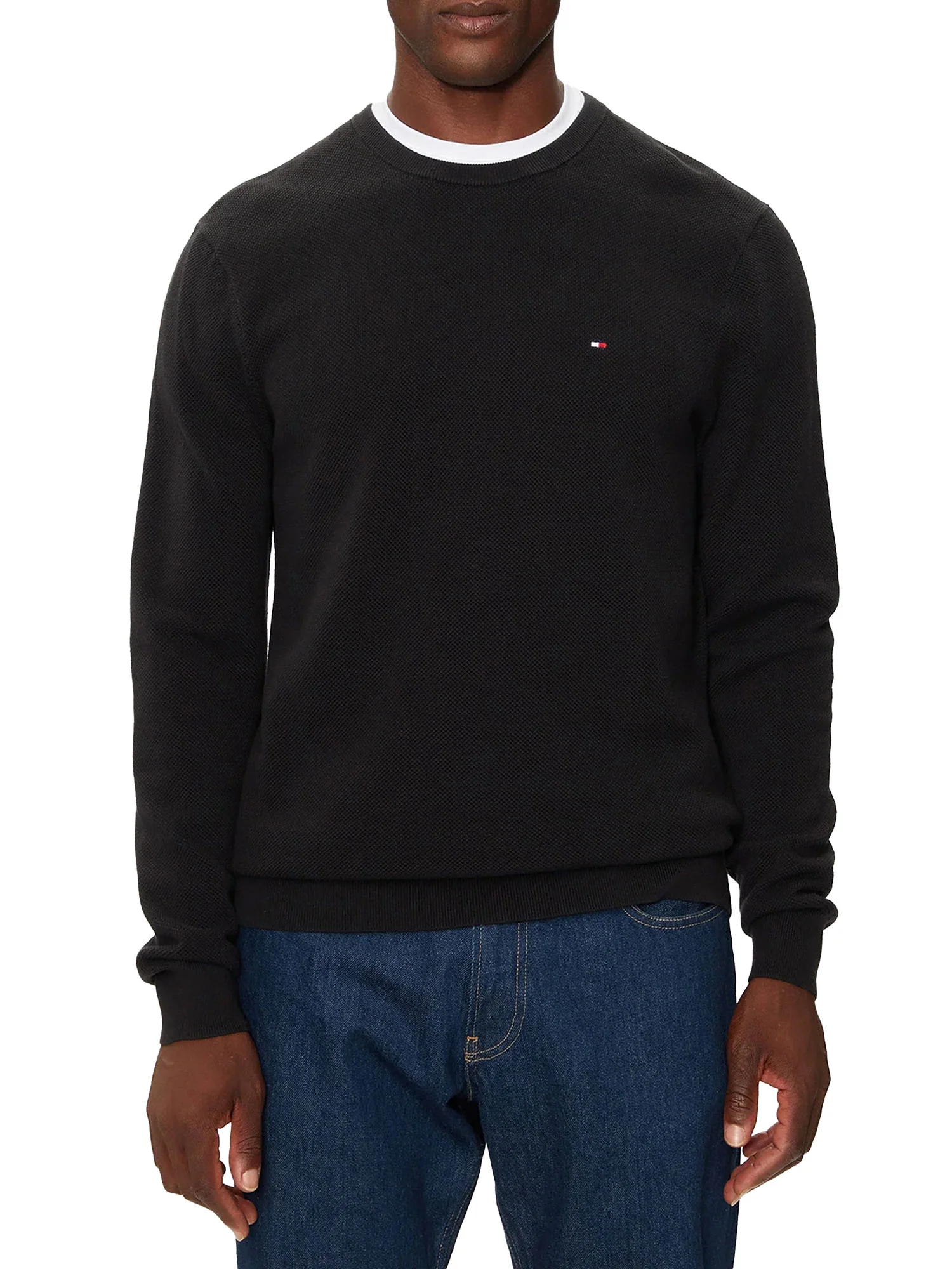 Maglia a girocollo essential nero