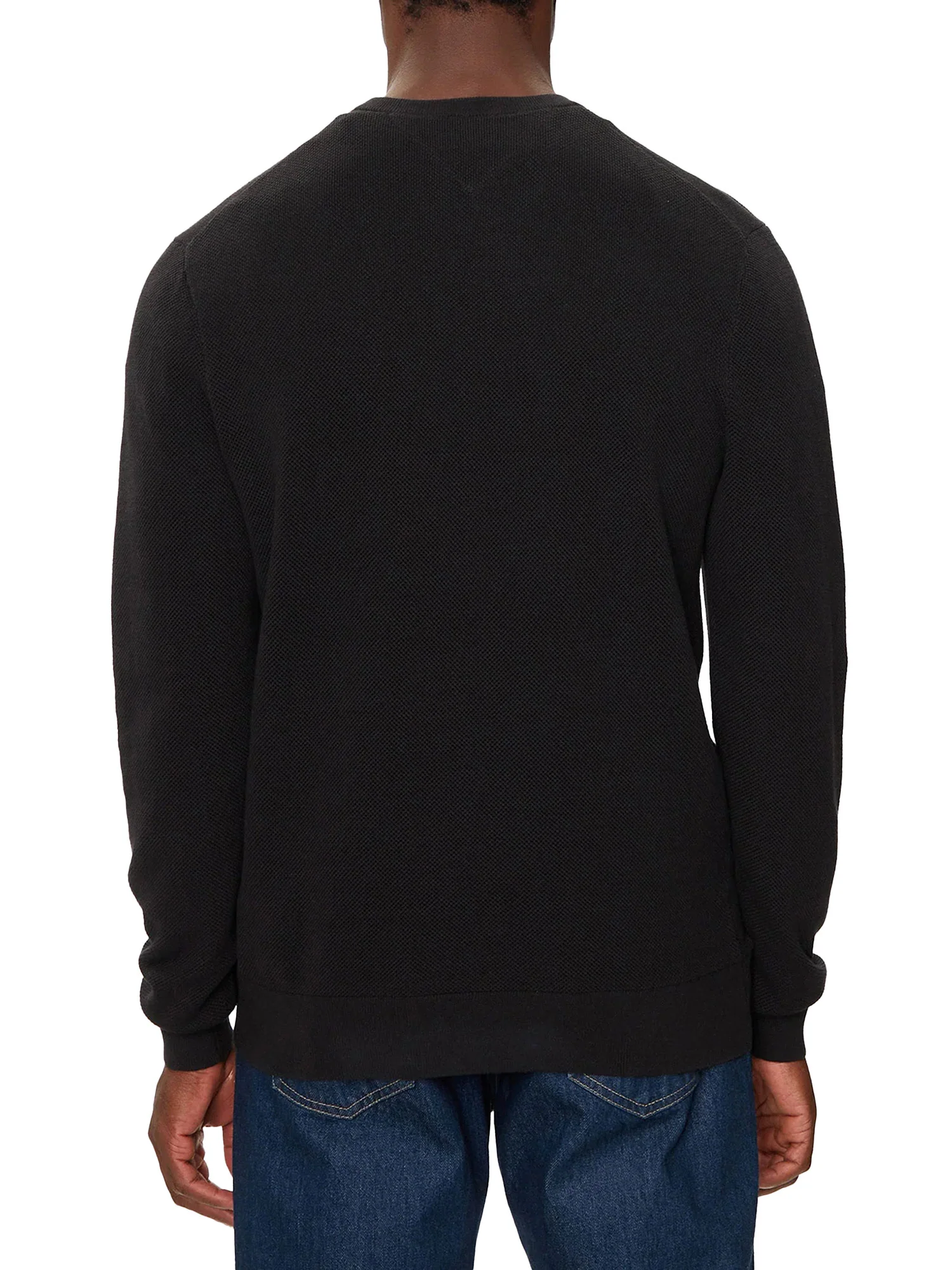 Maglia a girocollo essential nero - Image 2