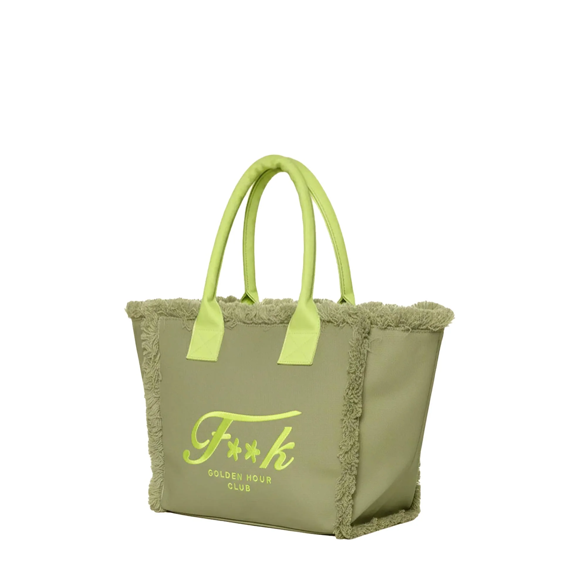 Borsa mare maxi F**k Donna lime/verde militare - Image 2