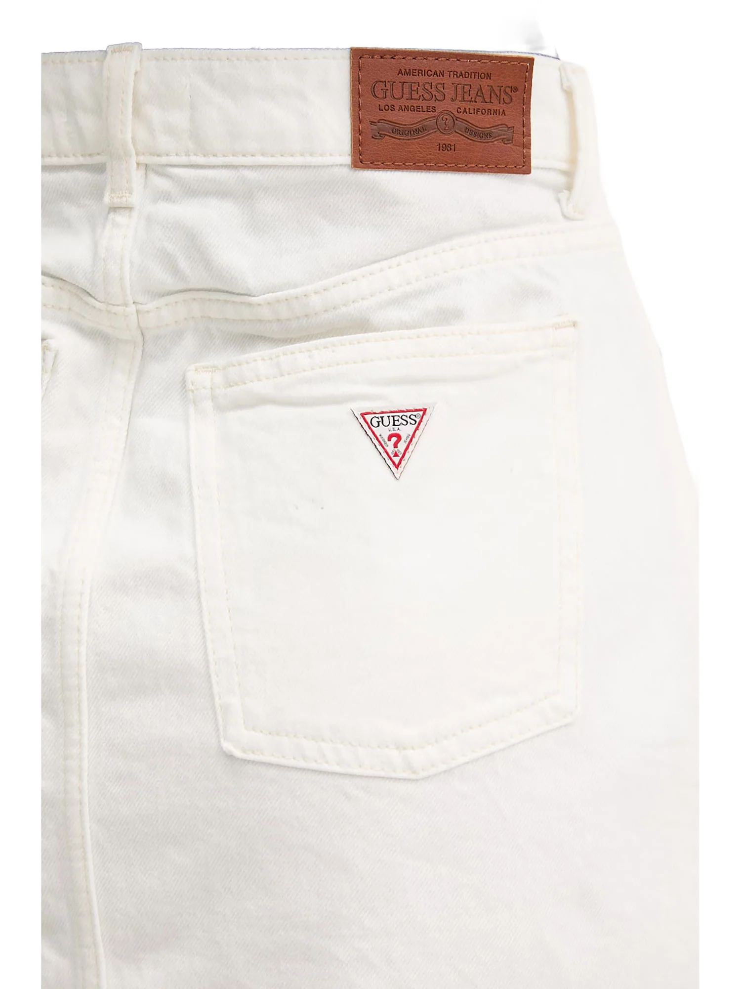 Mini gonna Guess donna Classic bianco - Image 3