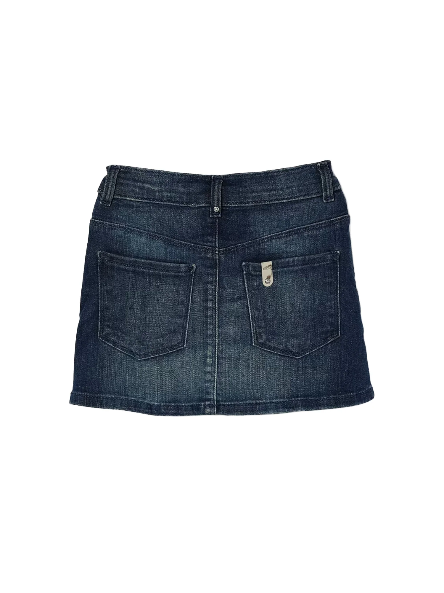 Mini gonna Liu Jo bambina Strass denim scuro - Image 2