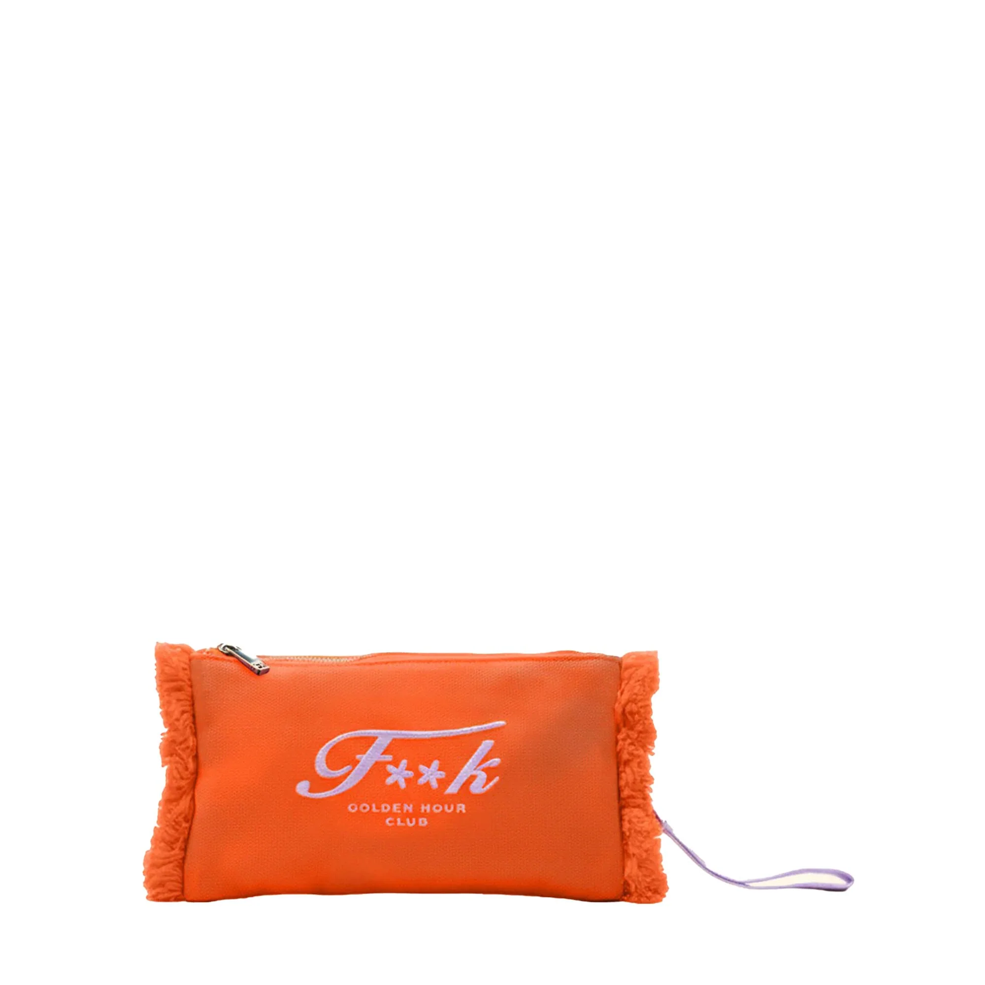 Pochette mare mini F**k Donna lilla/arancio