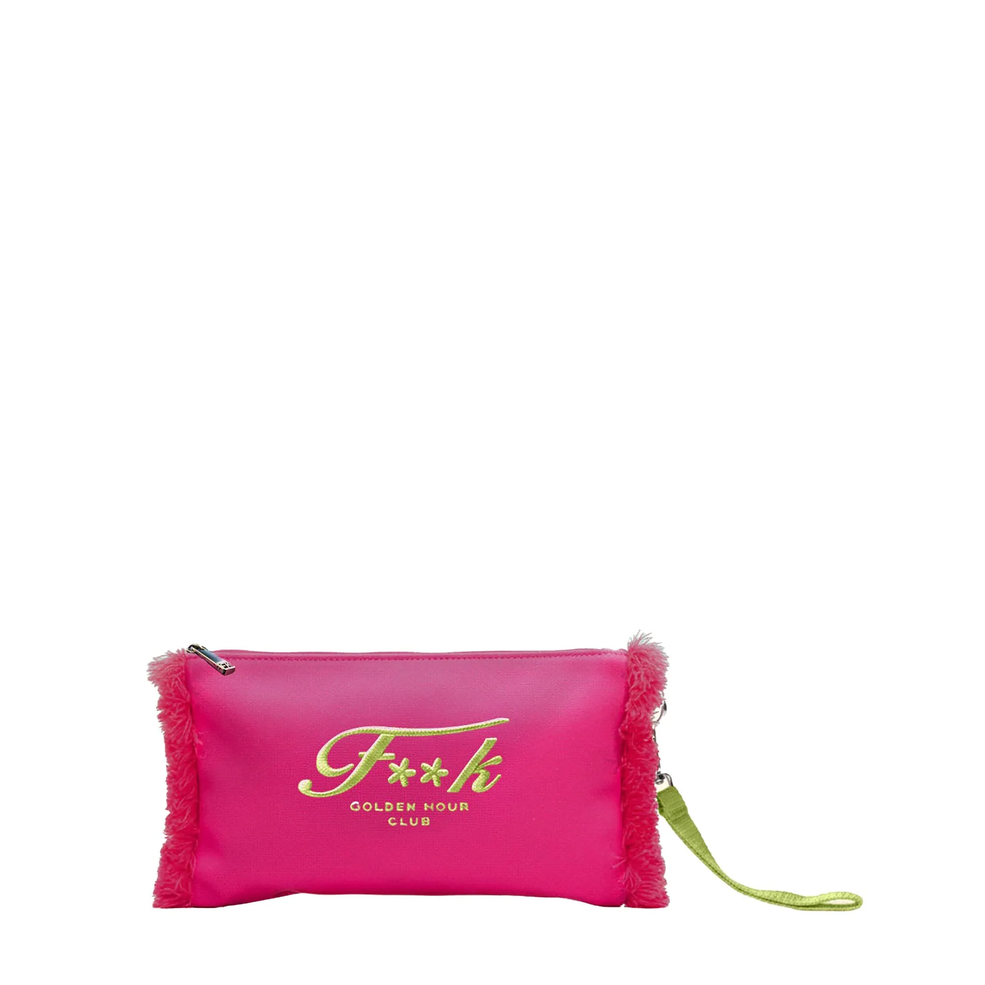 Pochette mare mini F**k Donna giallo/fucsia