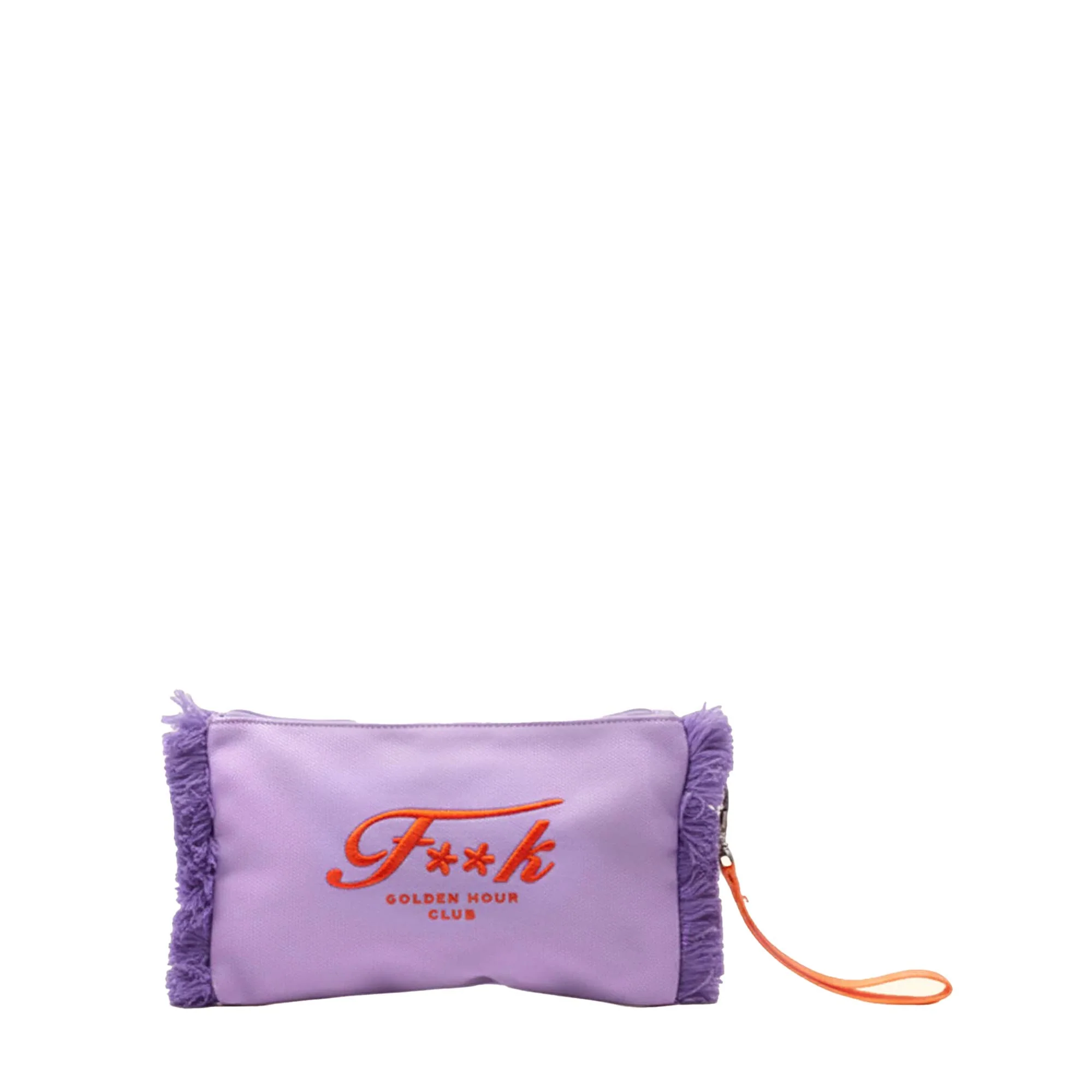 Pochette mare mini F**k Donna arancio/viola