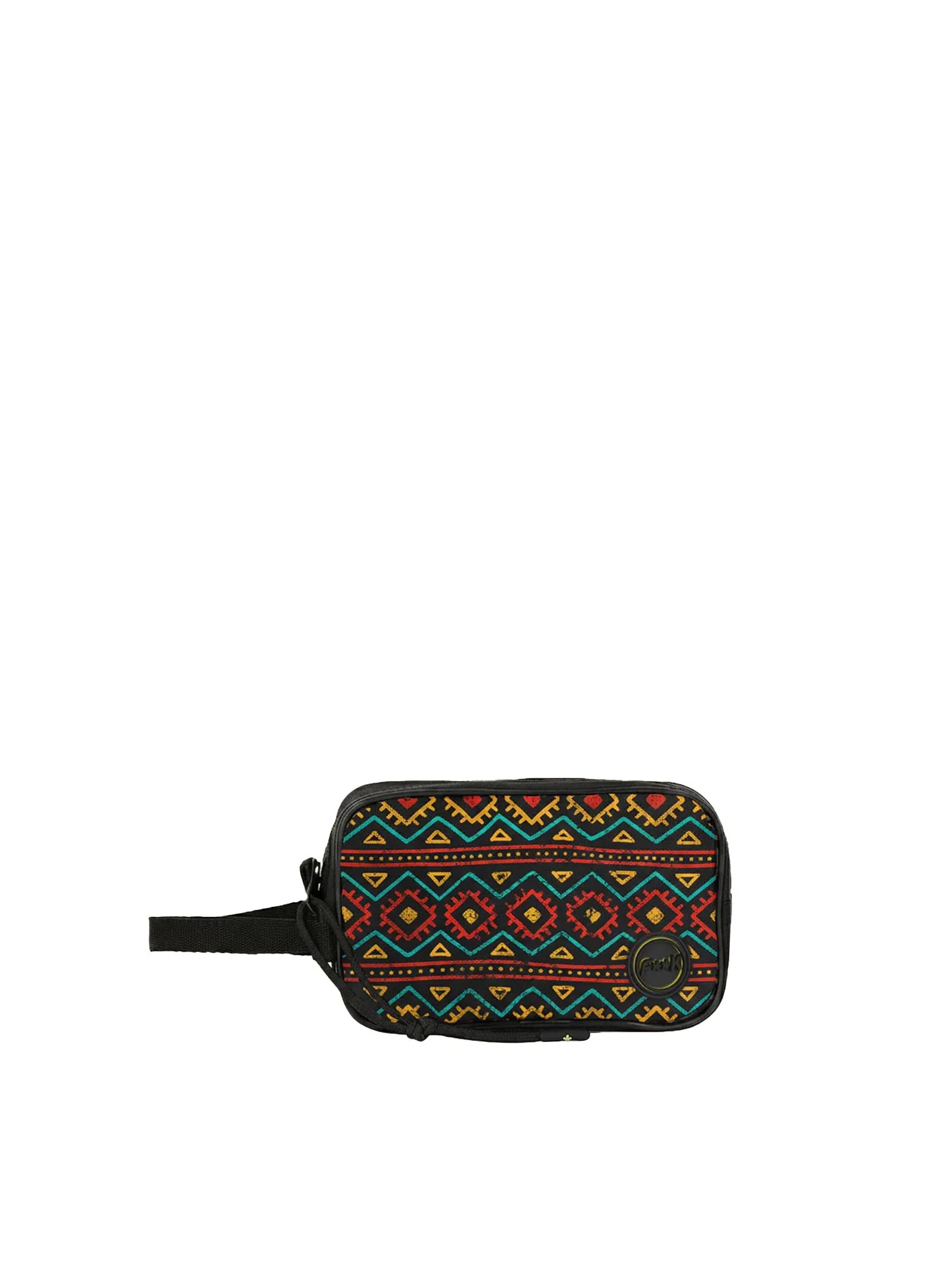 Mini pochette mare F**K uomo poly canvas fantasia tribale multicolor