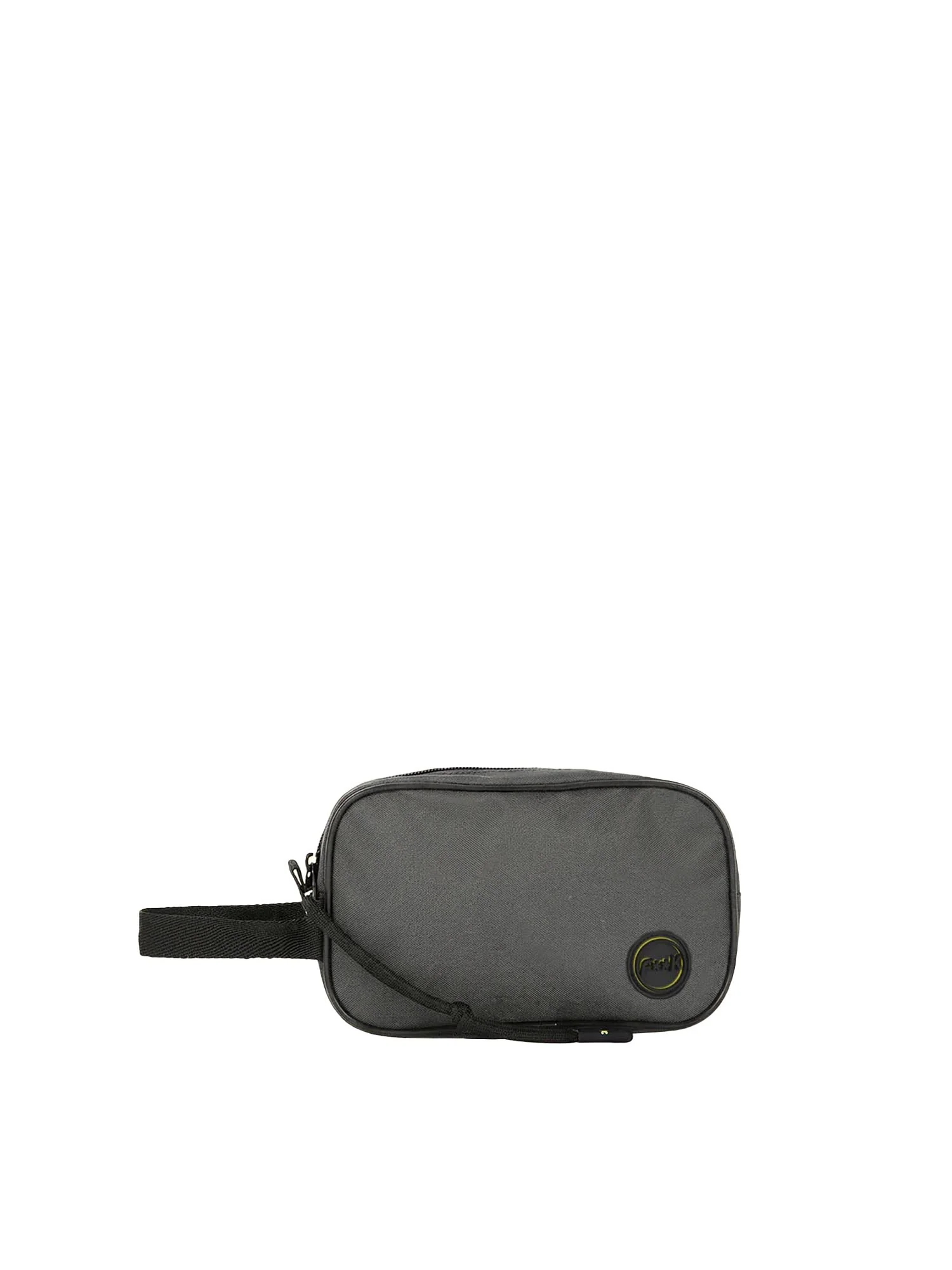 Mini pochette mare F**K uomo poly canvas grigio