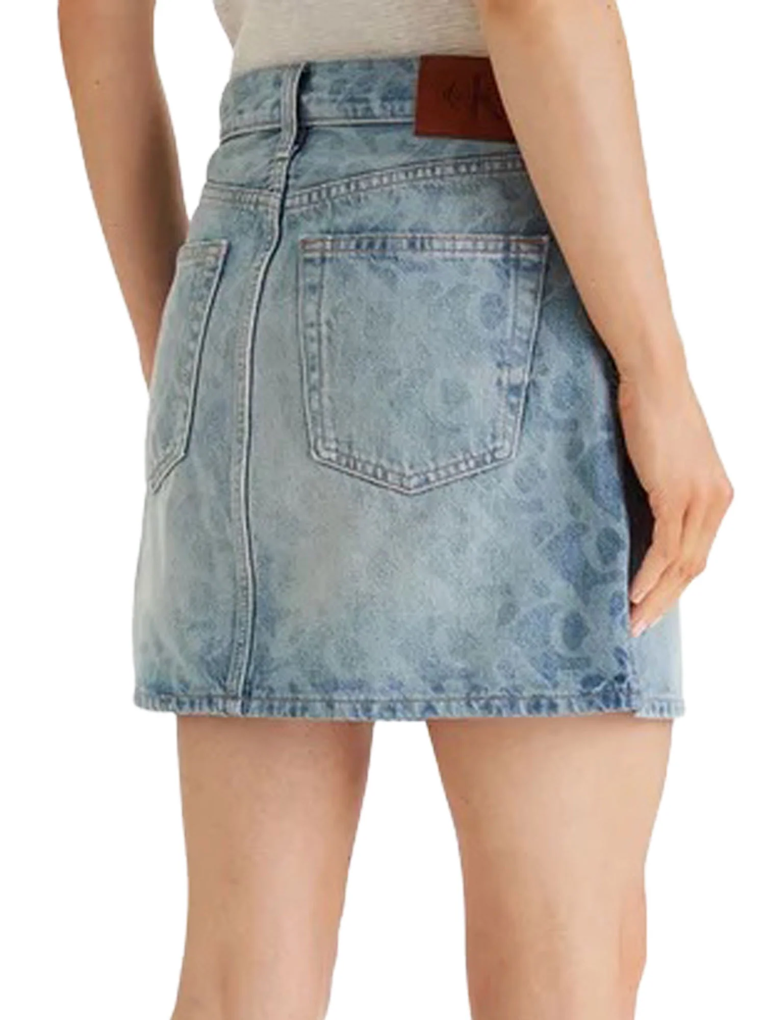 Minigonna Calvin Klein Donna Jeans 90s
 Denim Medio - Image 2