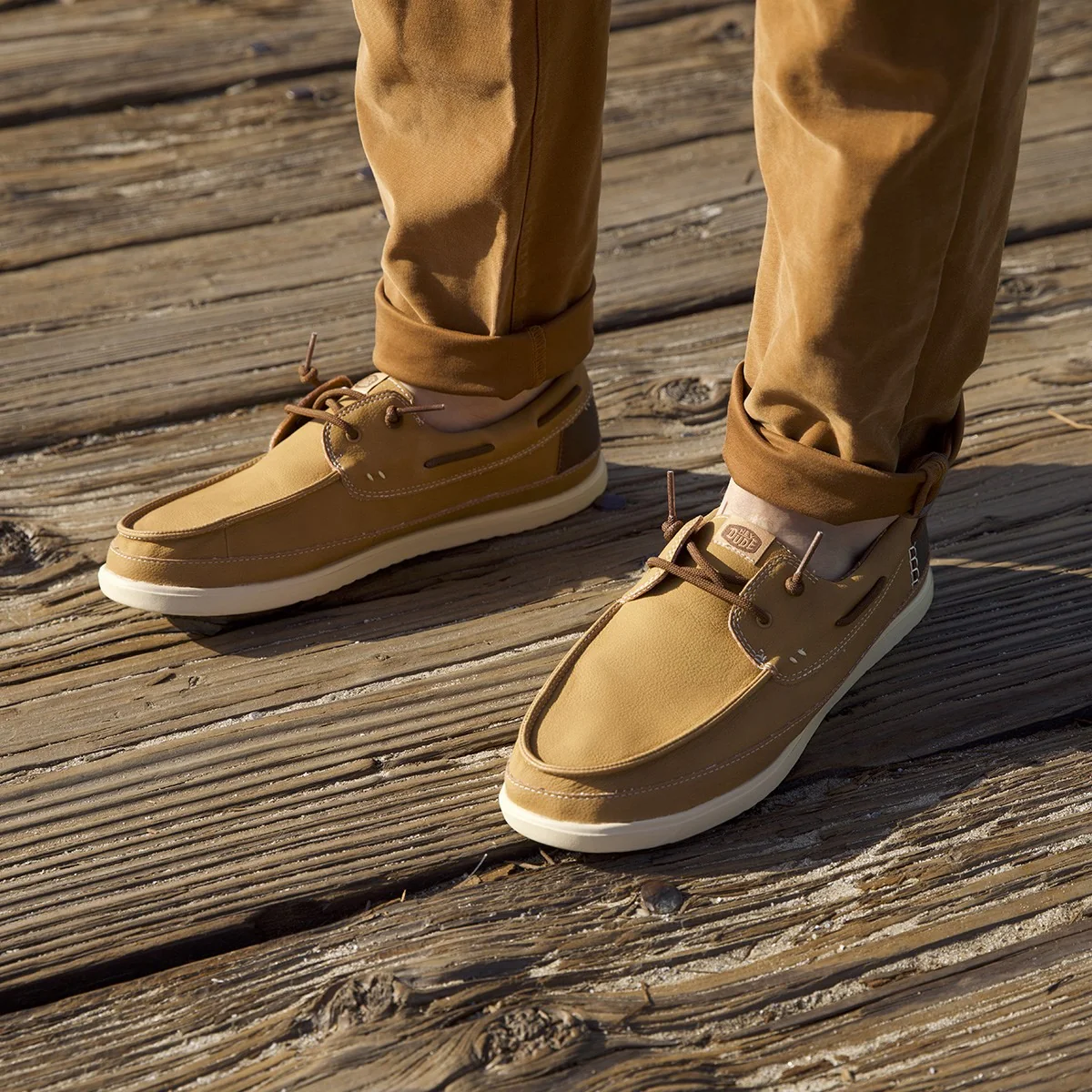 Mocassino Hey Dude uomo Harbor Lo Classic beige - Image 6