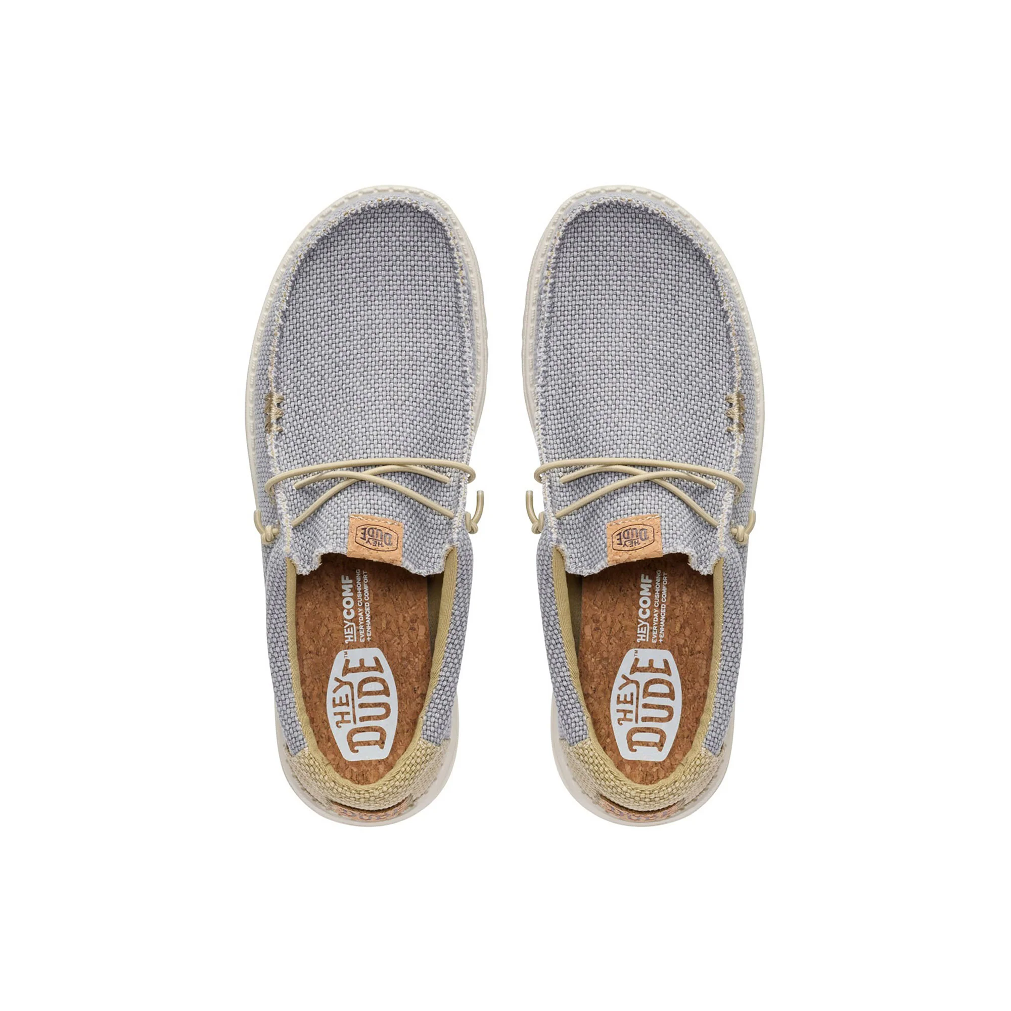 Mocassino Hey Dude uomo Wally Braided grigio - Image 3