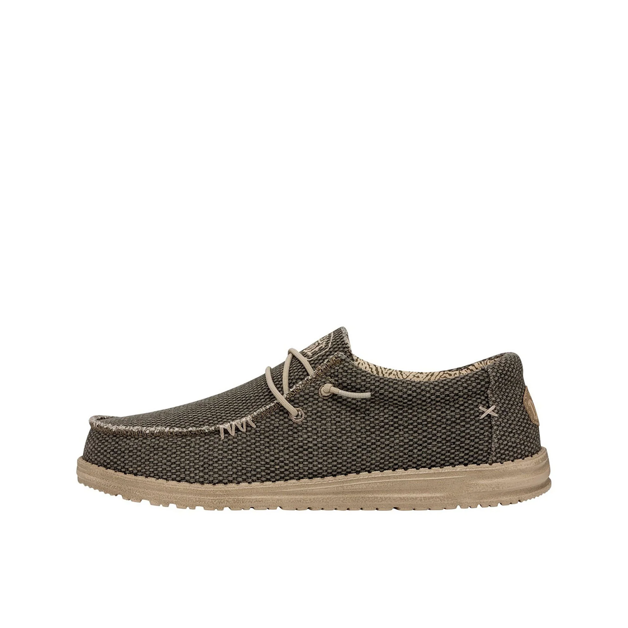 Mocassino Hey Dude uomo Wally Braided militare