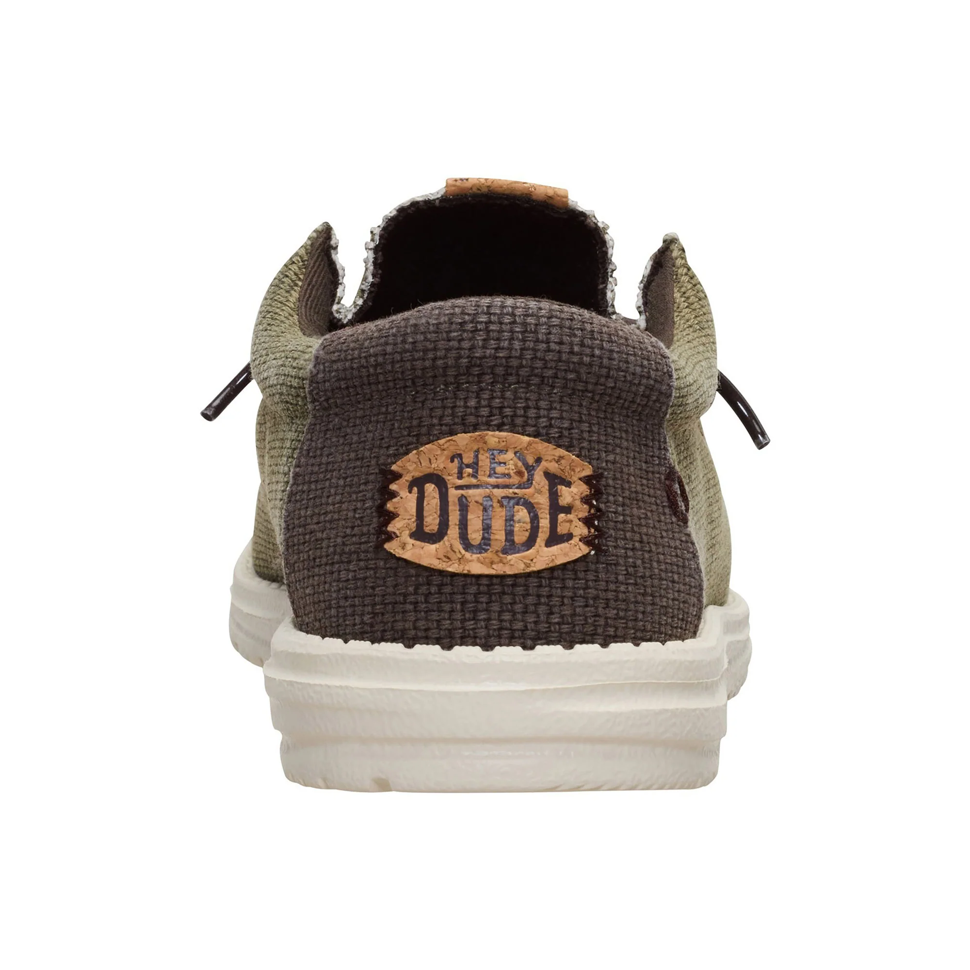 Mocassino Hey Dude uomo Wally Braided oliva - Image 4