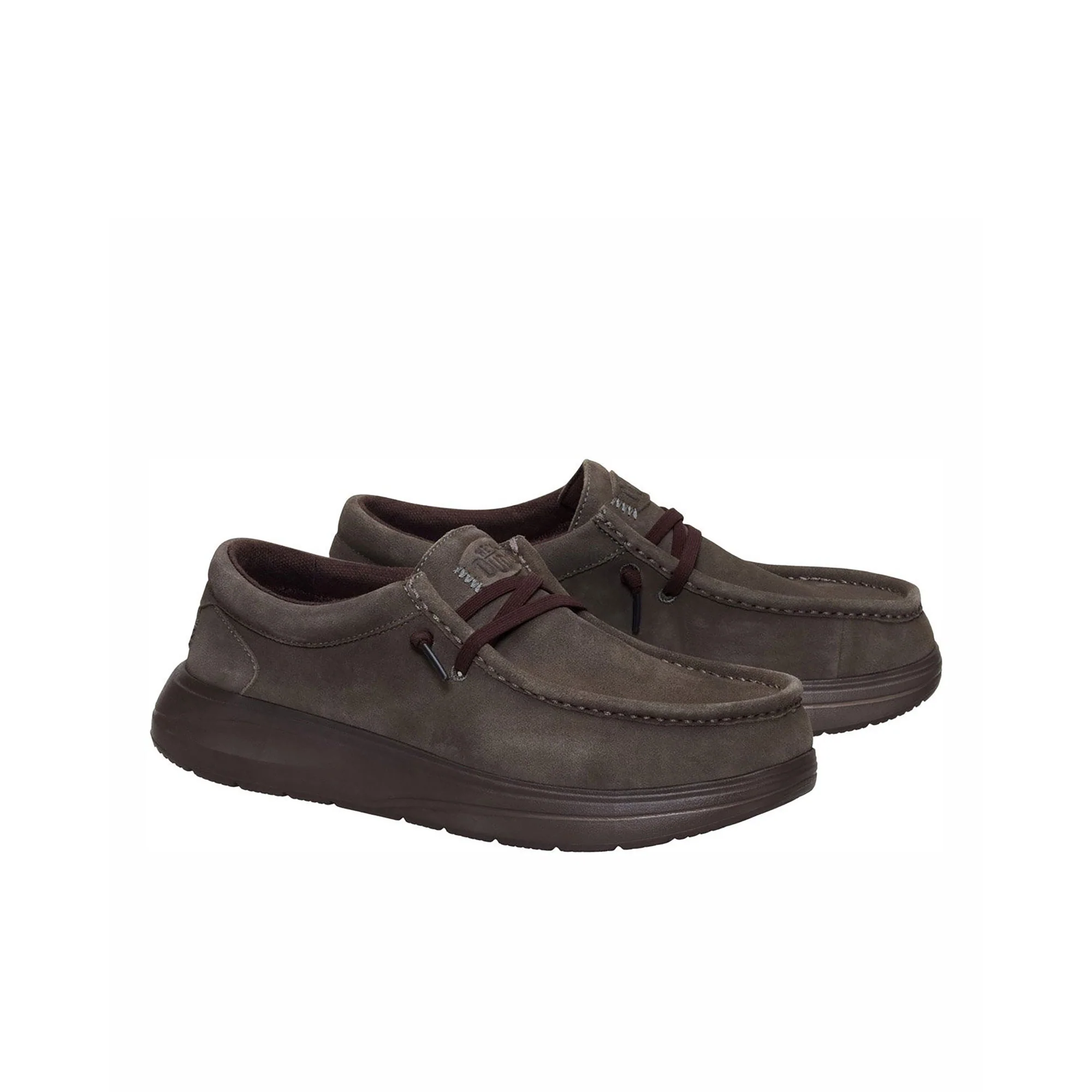 Mocassino Hey Dude uomo Wally comf suede moro - Image 3