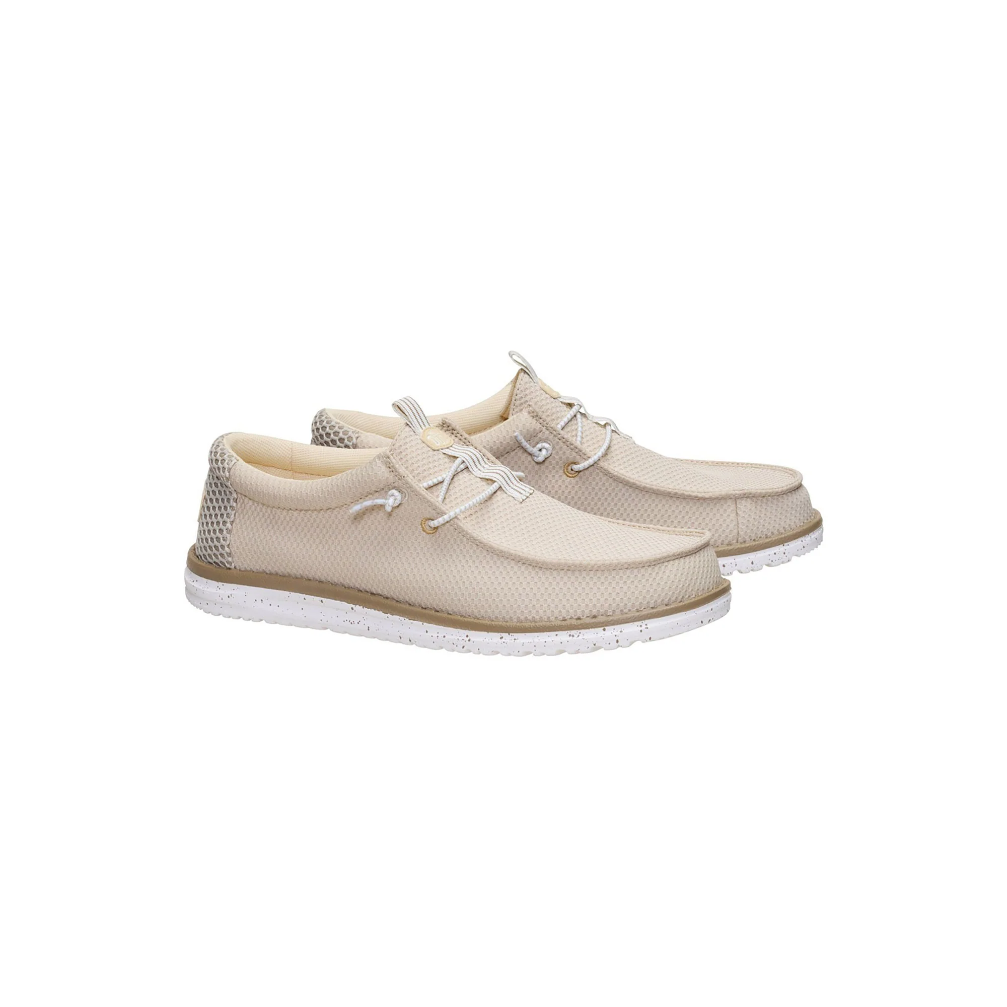 Mocassino Hey Dude uomo Wally mesh neutrals naturale - Image 3