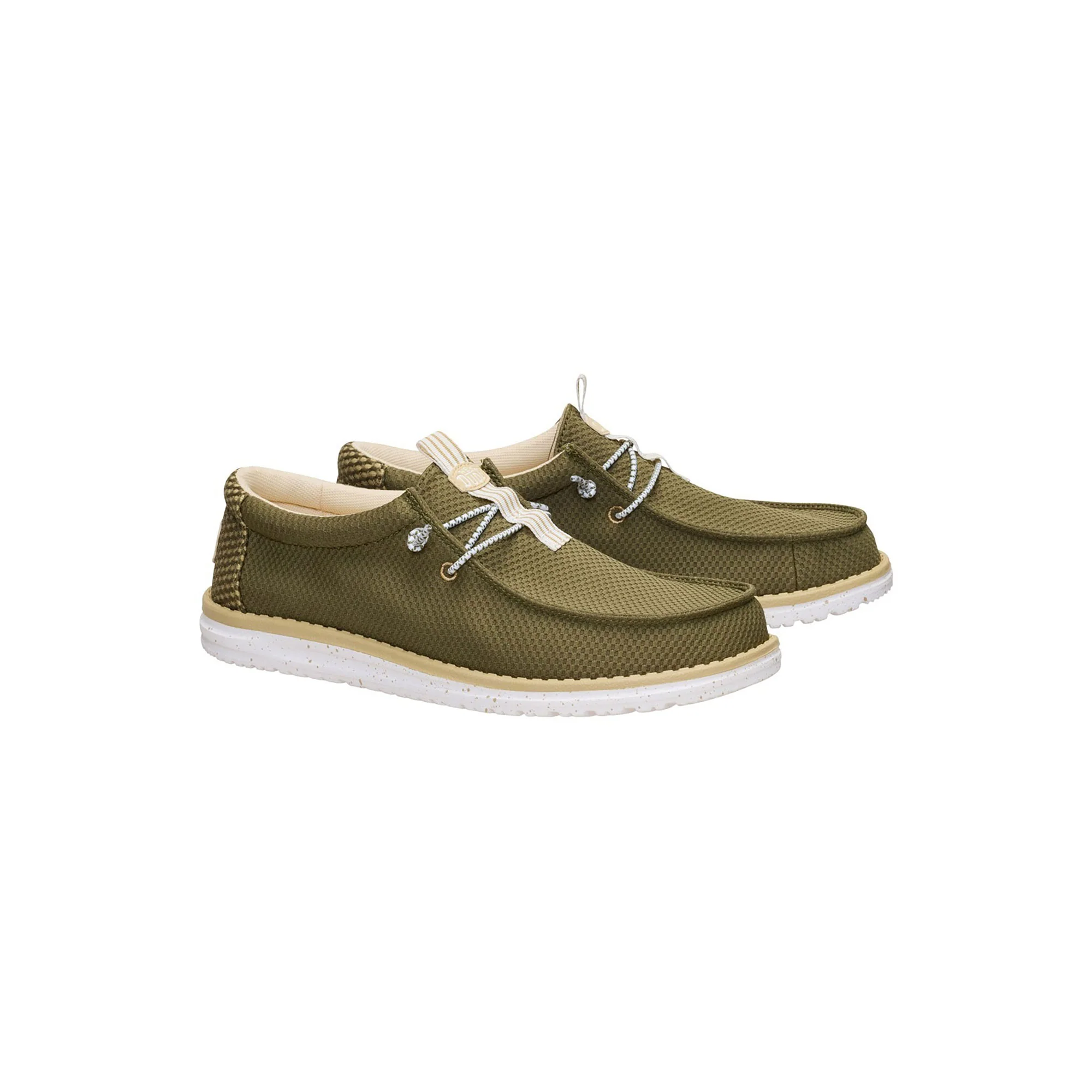 Mocassino Hey Dude uomo Wally mesh neutrals verde - Image 3