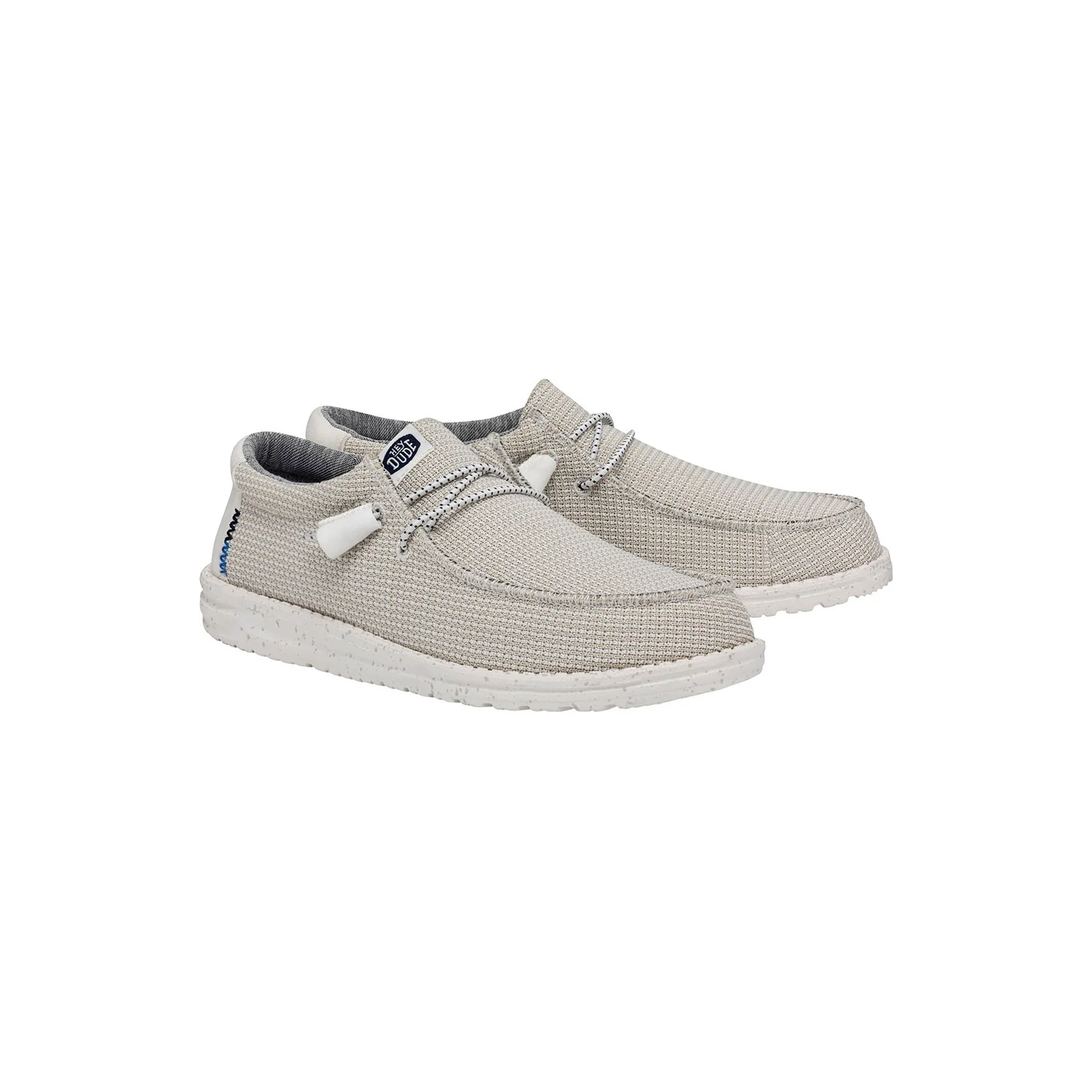 Mocassino Hey Dude uomo Wally sport mesh bianco - Image 3