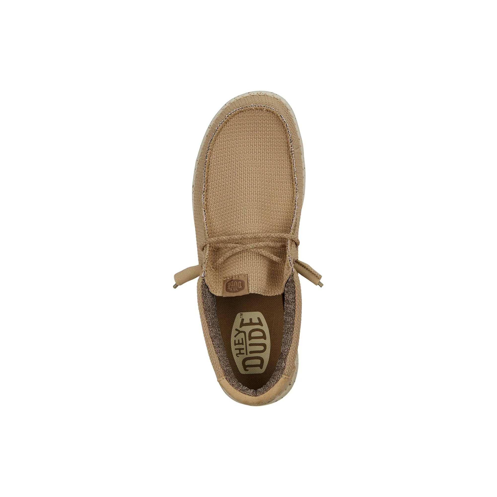 Mocassino Hey Dude uomo Wally sport mesh tan - Image 2