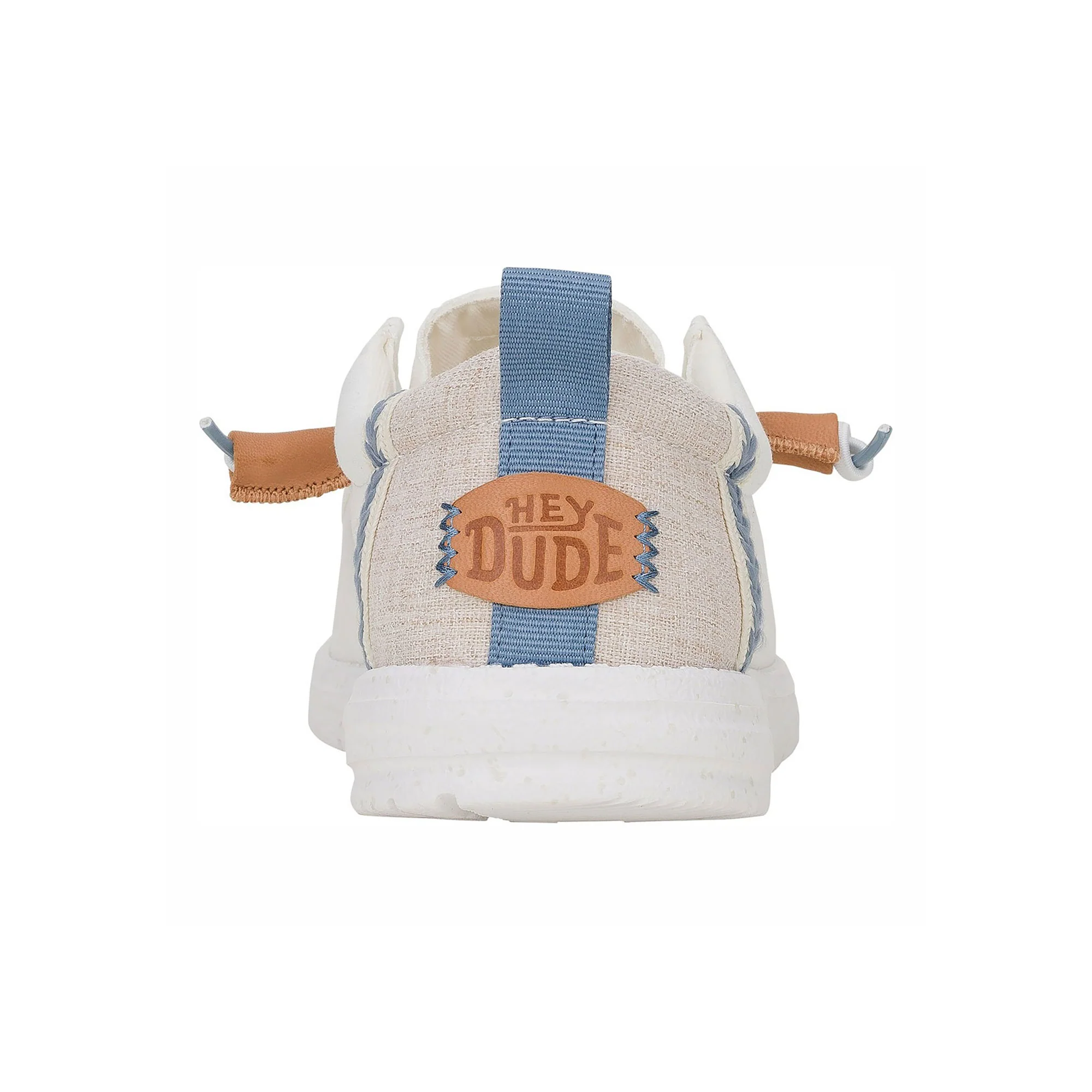 Mocassino Hey Dude uomo Wally Summer linen bianco - Image 3