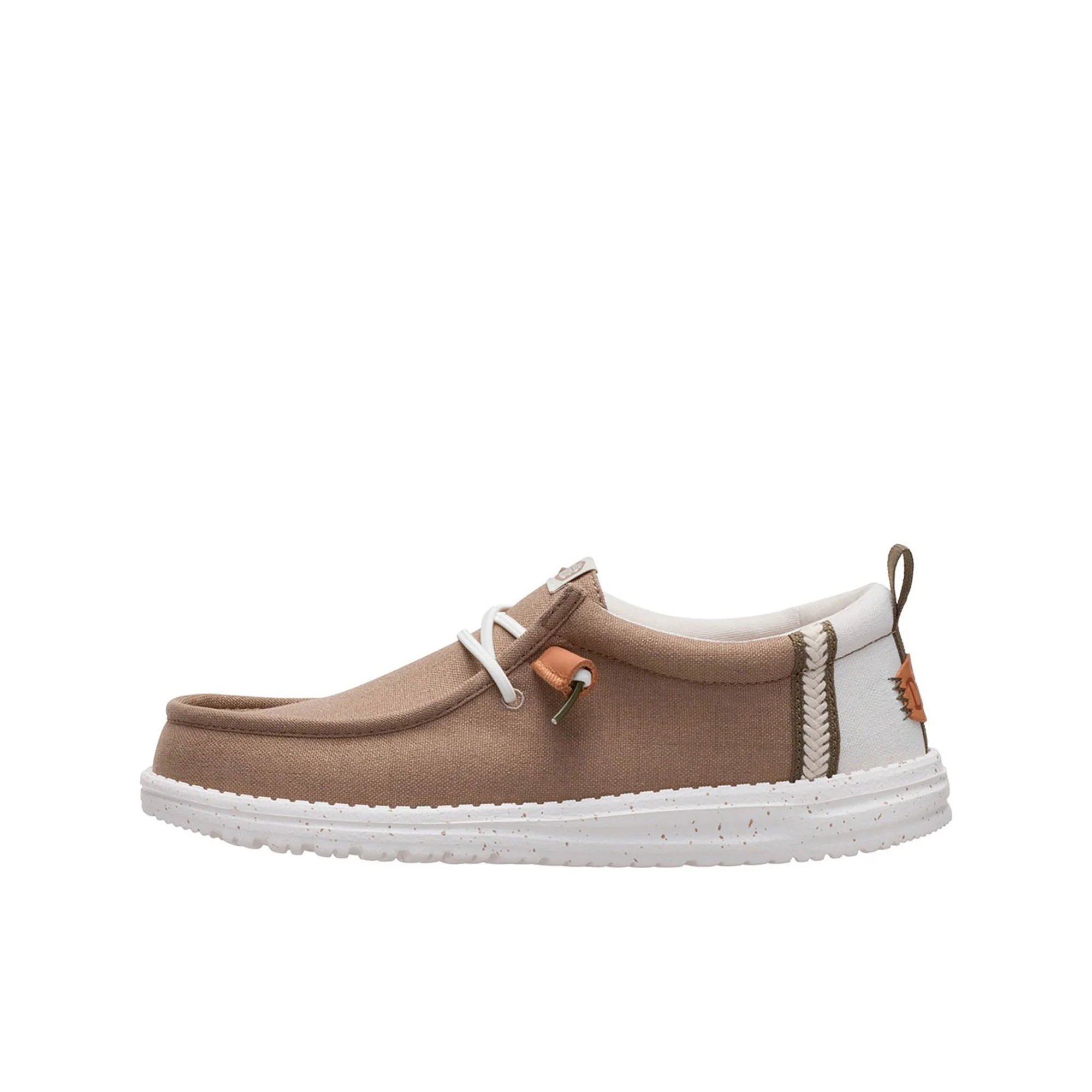 Mocassino Hey Dude uomo Wally Summer linen timber