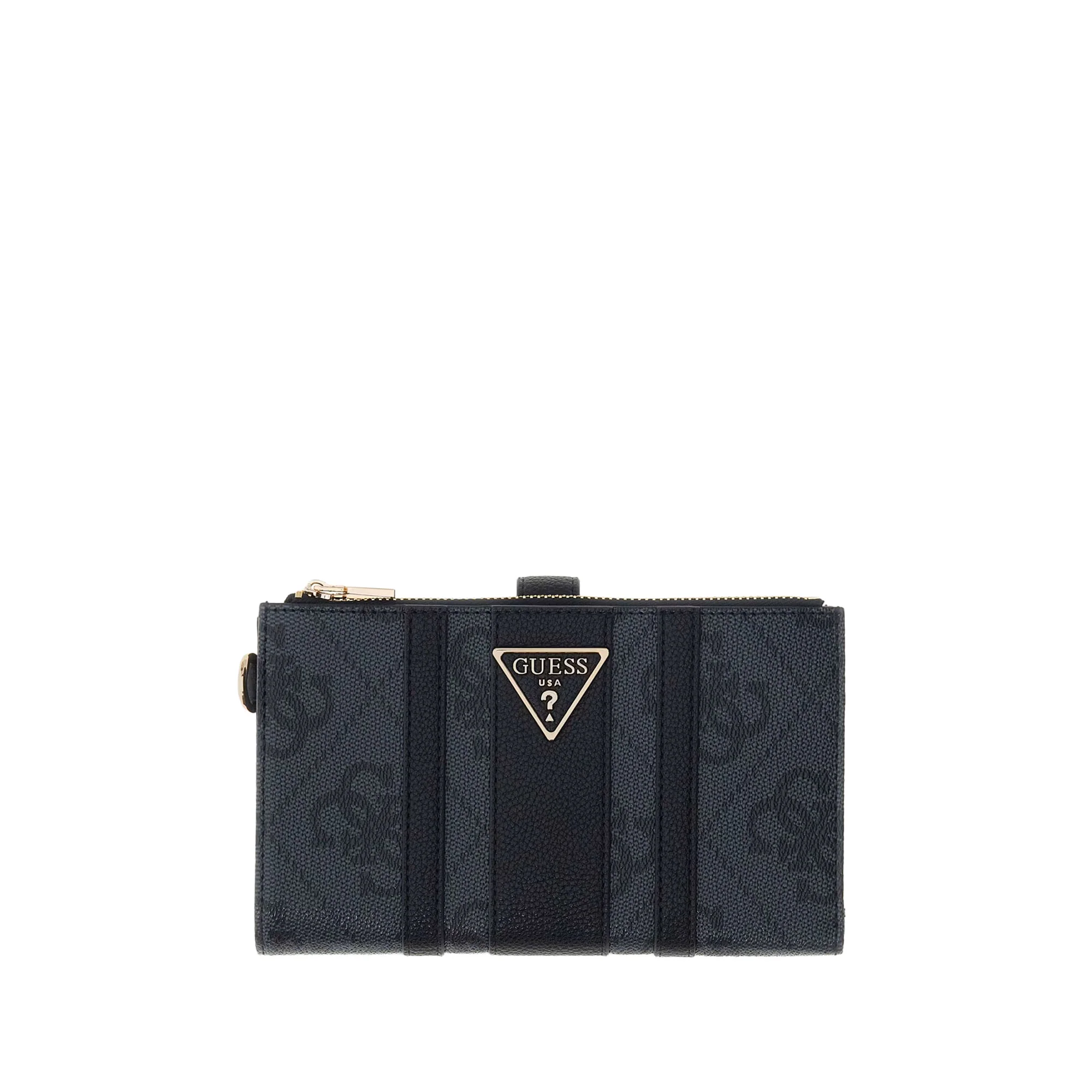 Portafogli Guess donna DBL Zip Laurel II logo coal
